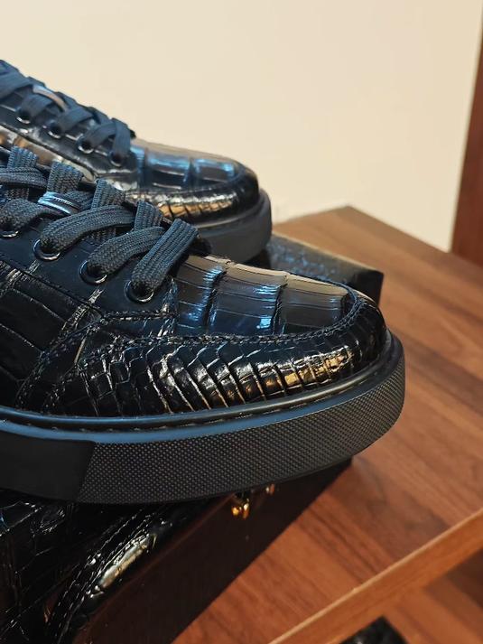 全鳄鱼皮固特异手工男鞋,新品上新,福利价 男性 高品质男鞋