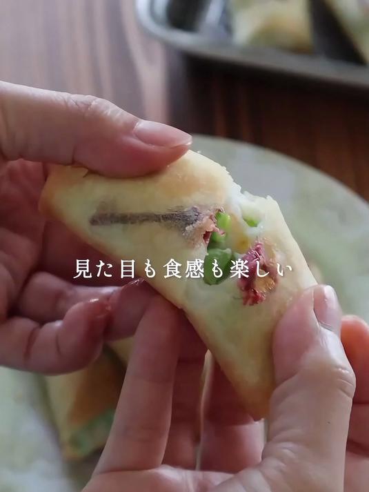 樱花虾仁春卷美到舍不得吃