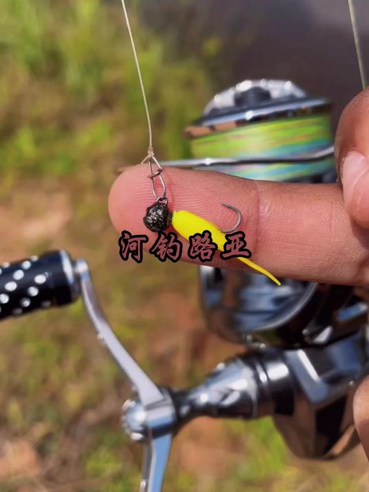 河钓路亚,上钩一条小细鱼