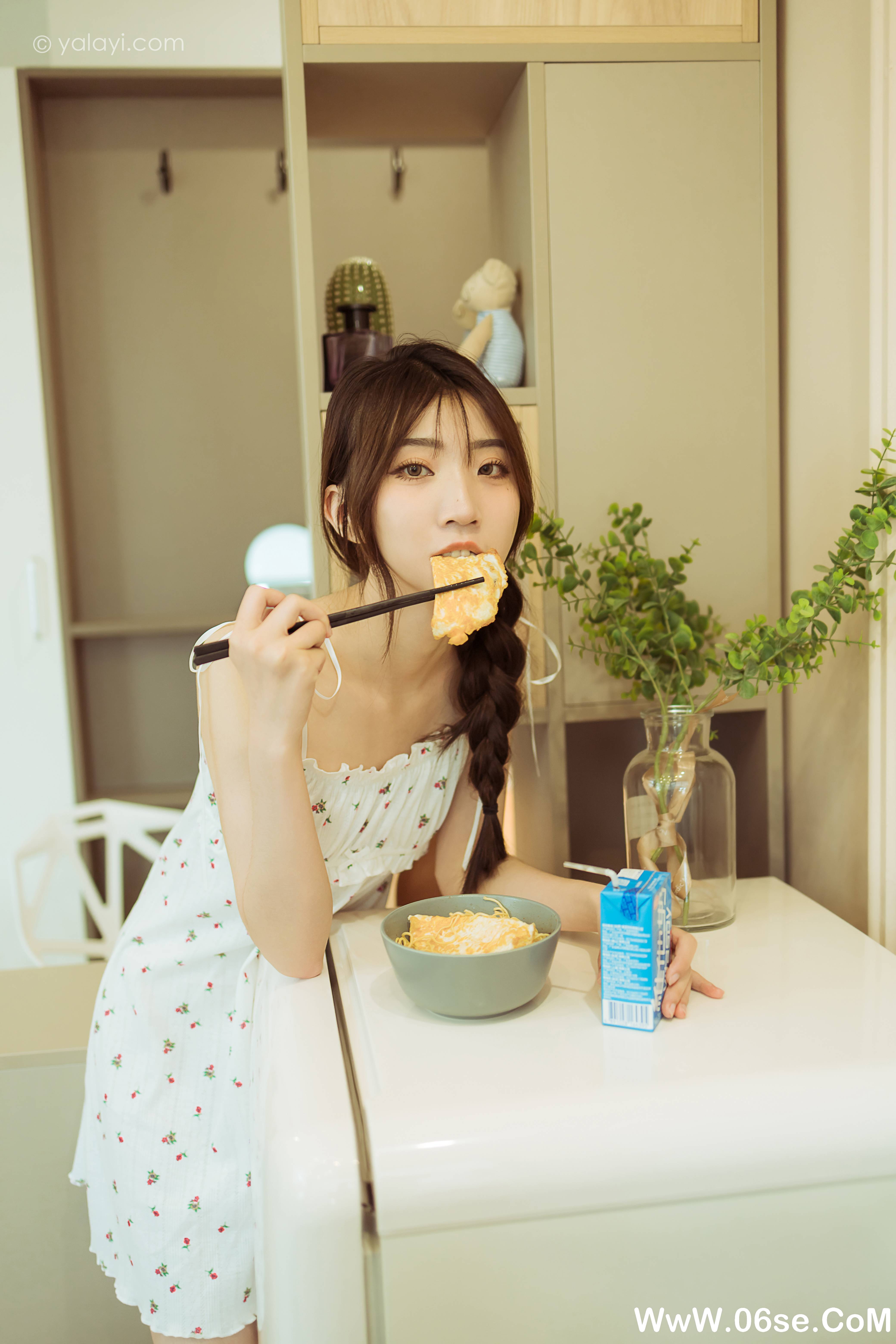 图片[24]-[YALAYI雅拉伊] 2021.06.10 NO.801 小乔《餐蛋面》[39+1P411M]-六色网