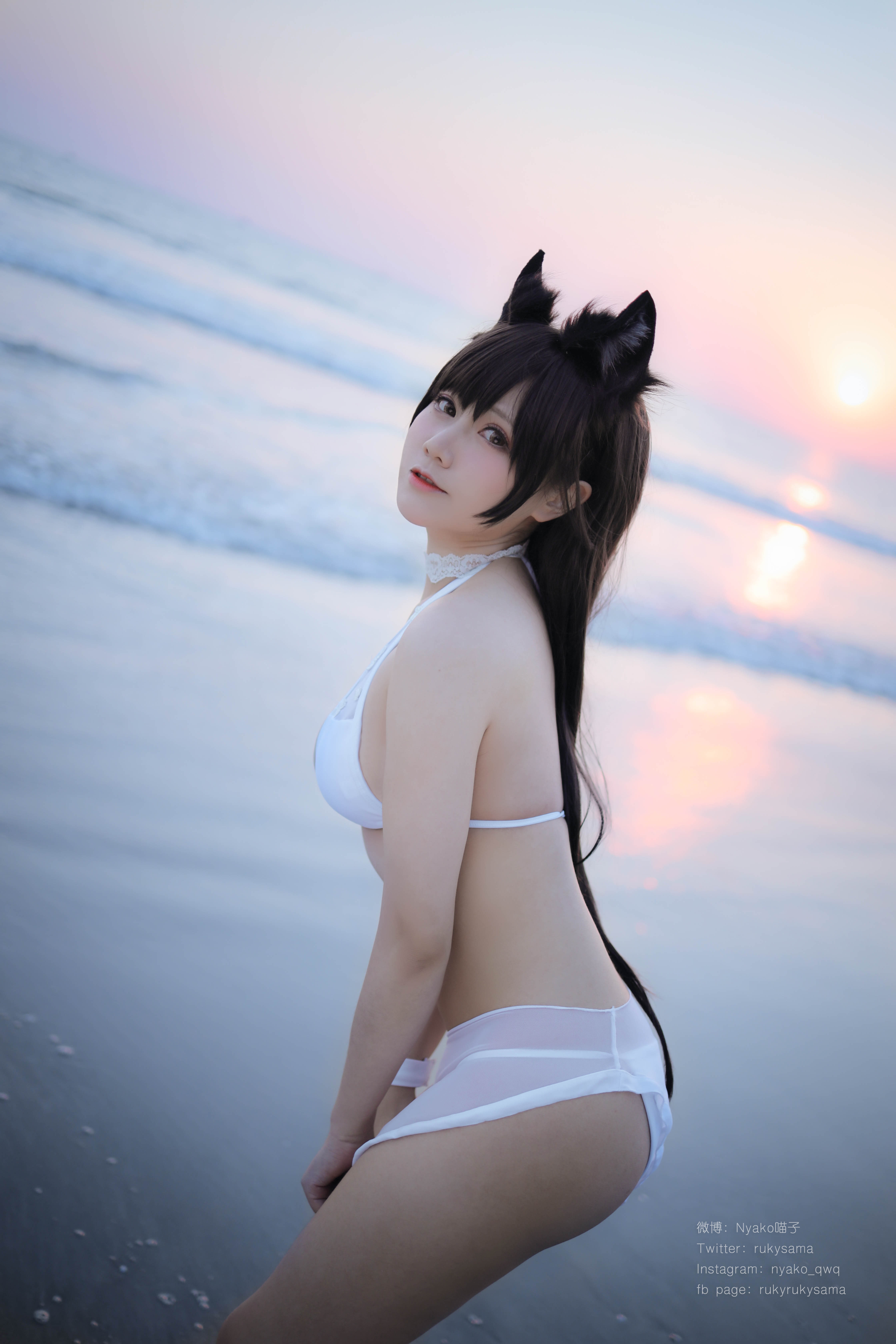 图片[11]-Nyako喵子 NO.011 – 爱宕泳装[25P31M]-六色网