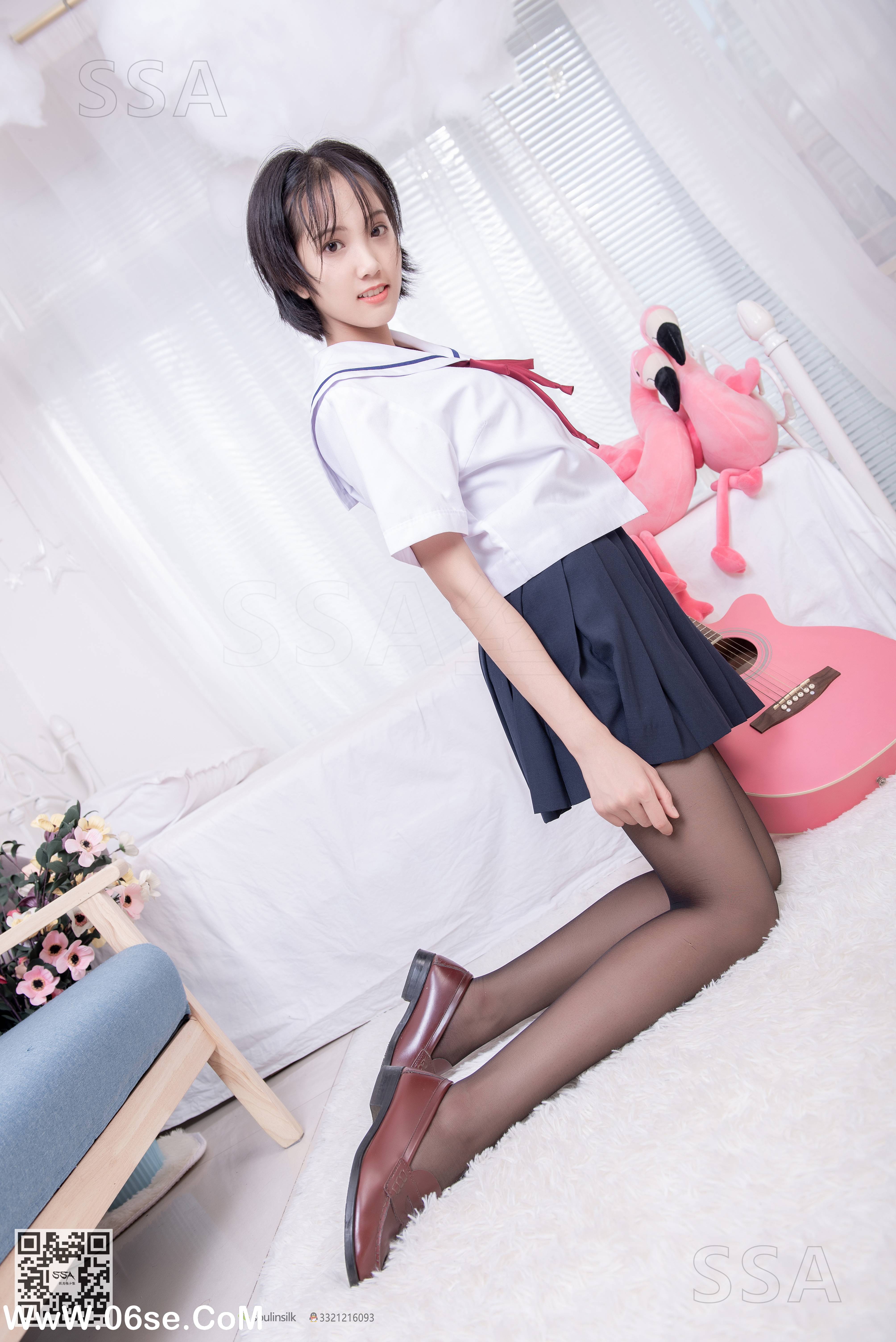 图片[56]-[SSA丝社] NO.169 小佩 JK制服黑丝[148P1.68G]-六色网