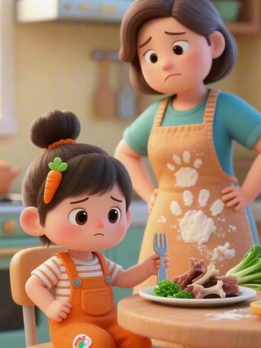 挑食娃秒变 “蔬菜达人”！盒盒的卡通蔬菜吃法，家长快学～