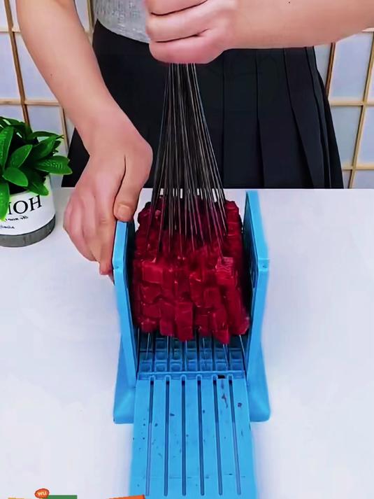 穿串神器开挂!商用家用秒串肉,切穿一体快速搞定羊肉串