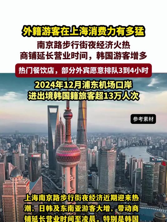 外籍游客在上海消费力有多猛,商铺延长营业时间至凌晨