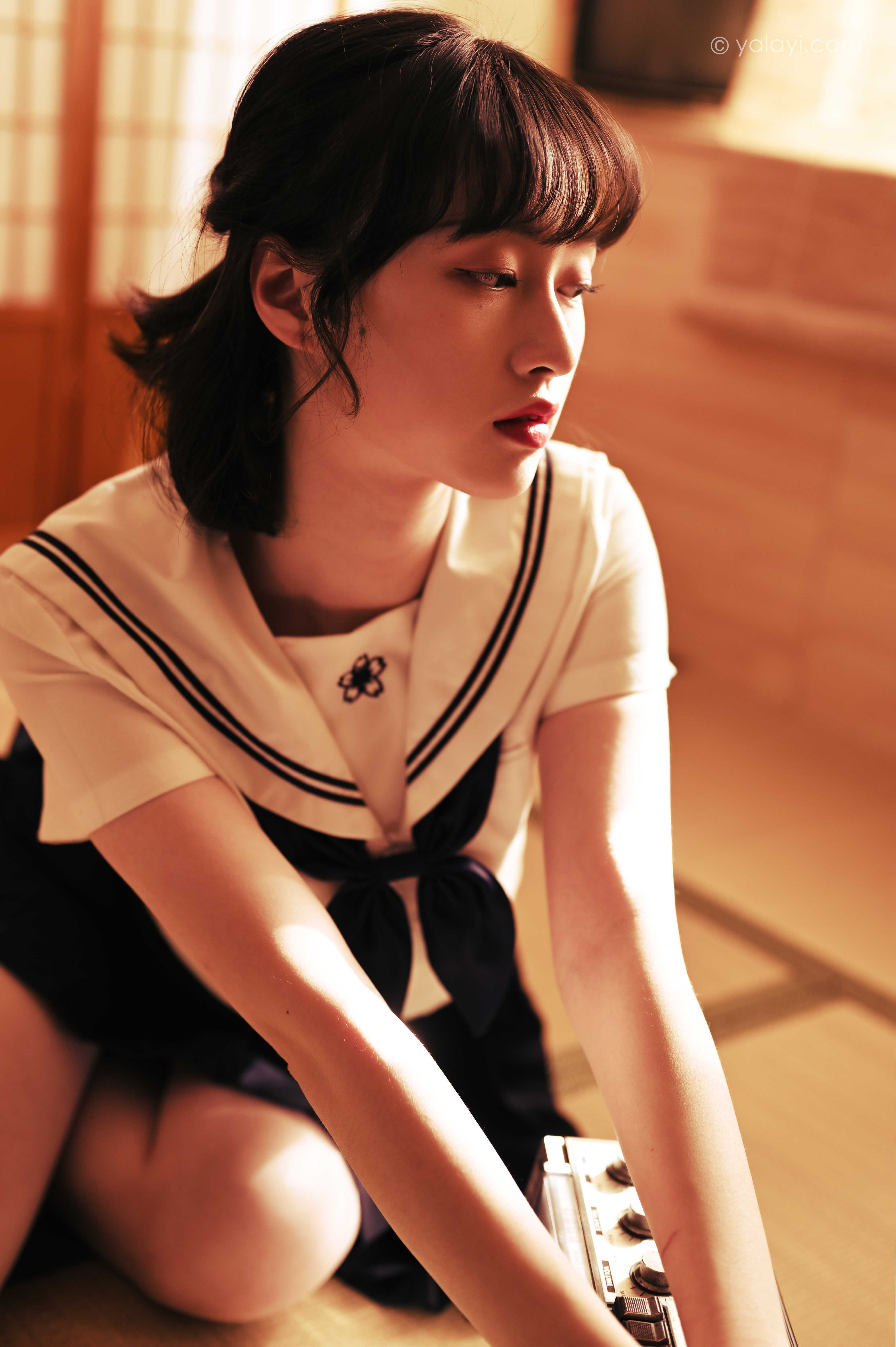 图片[9]-[YALAYI雅拉伊] 2021.03.24 NO.776 京京《优等生jk》[42P+1P647M]-六色网