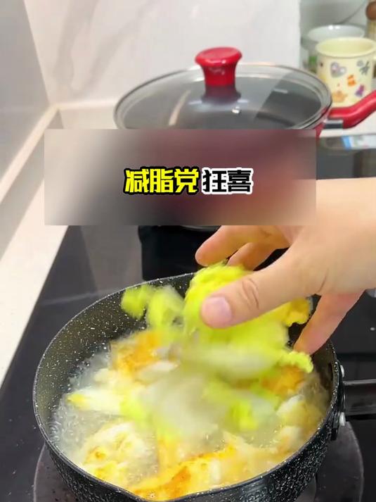生菜鸡蛋豆腐汤家常,减脂期低卡易坚持