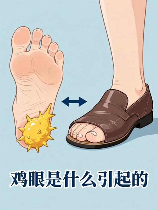 鸡眼是什么引起的