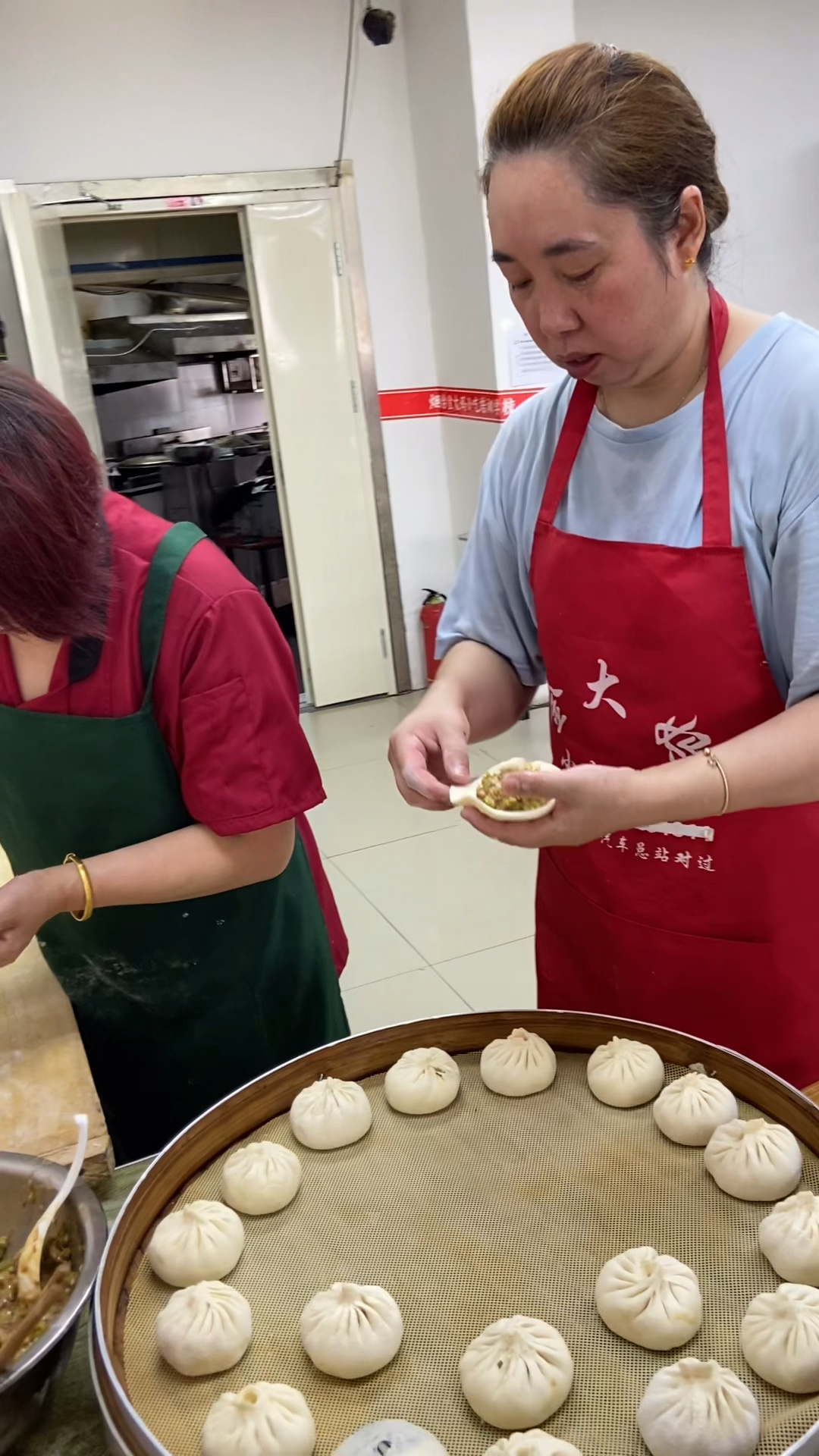 今日学员作品【功夫包子】青椒肉