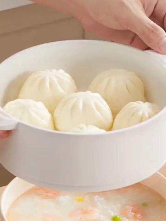 小贝熊婴儿辅食锅蒸煮宝宝一体多功能电煮锅火锅泡面煮粥