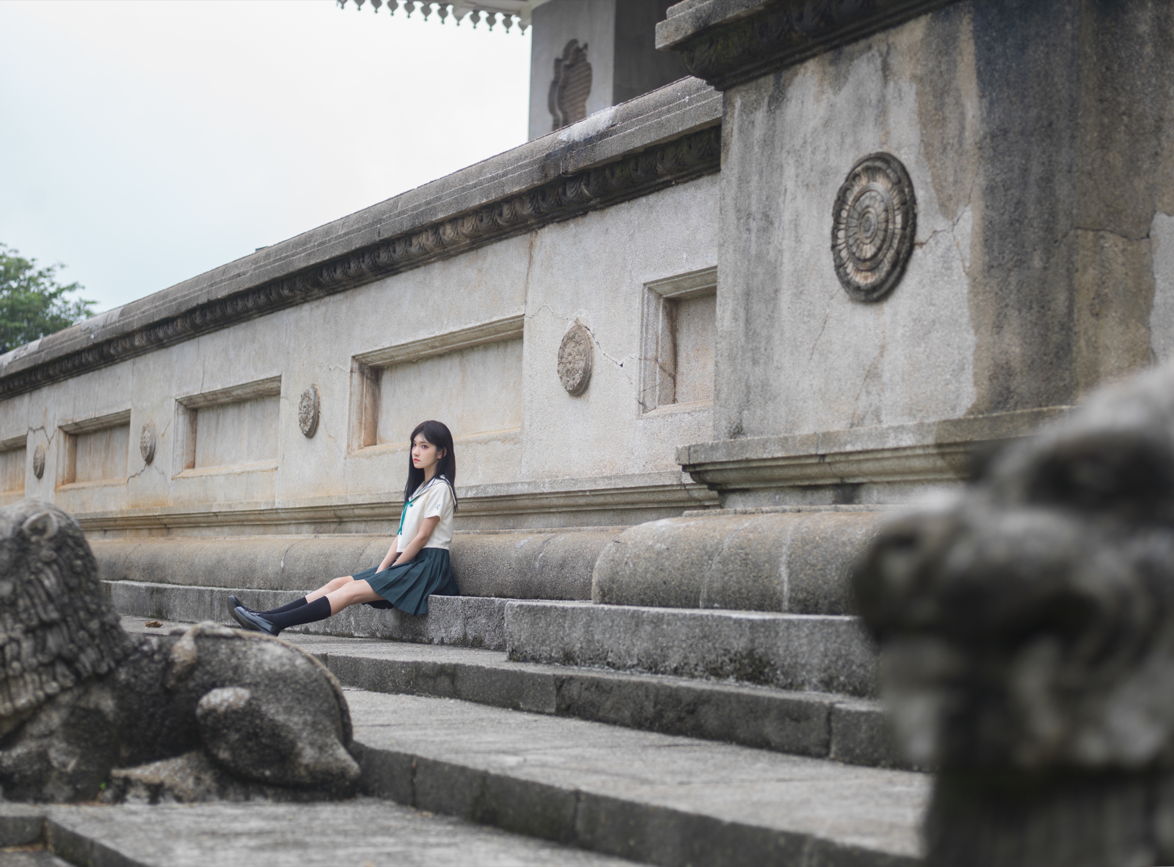 图片[12]-南桃 NO.014 – 绿jk[14P27M]-六色网