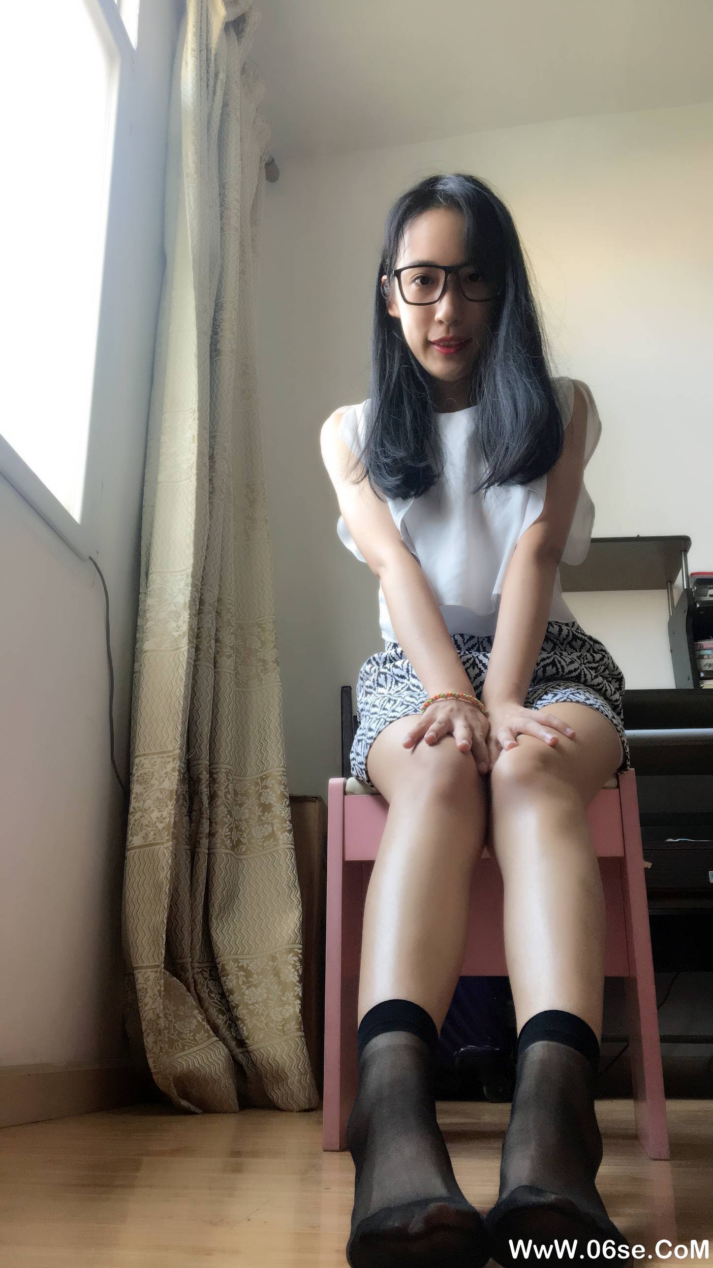 图片[41]-学妹校园寝室短丝系列029期 牛牛[85P233M]-六色网