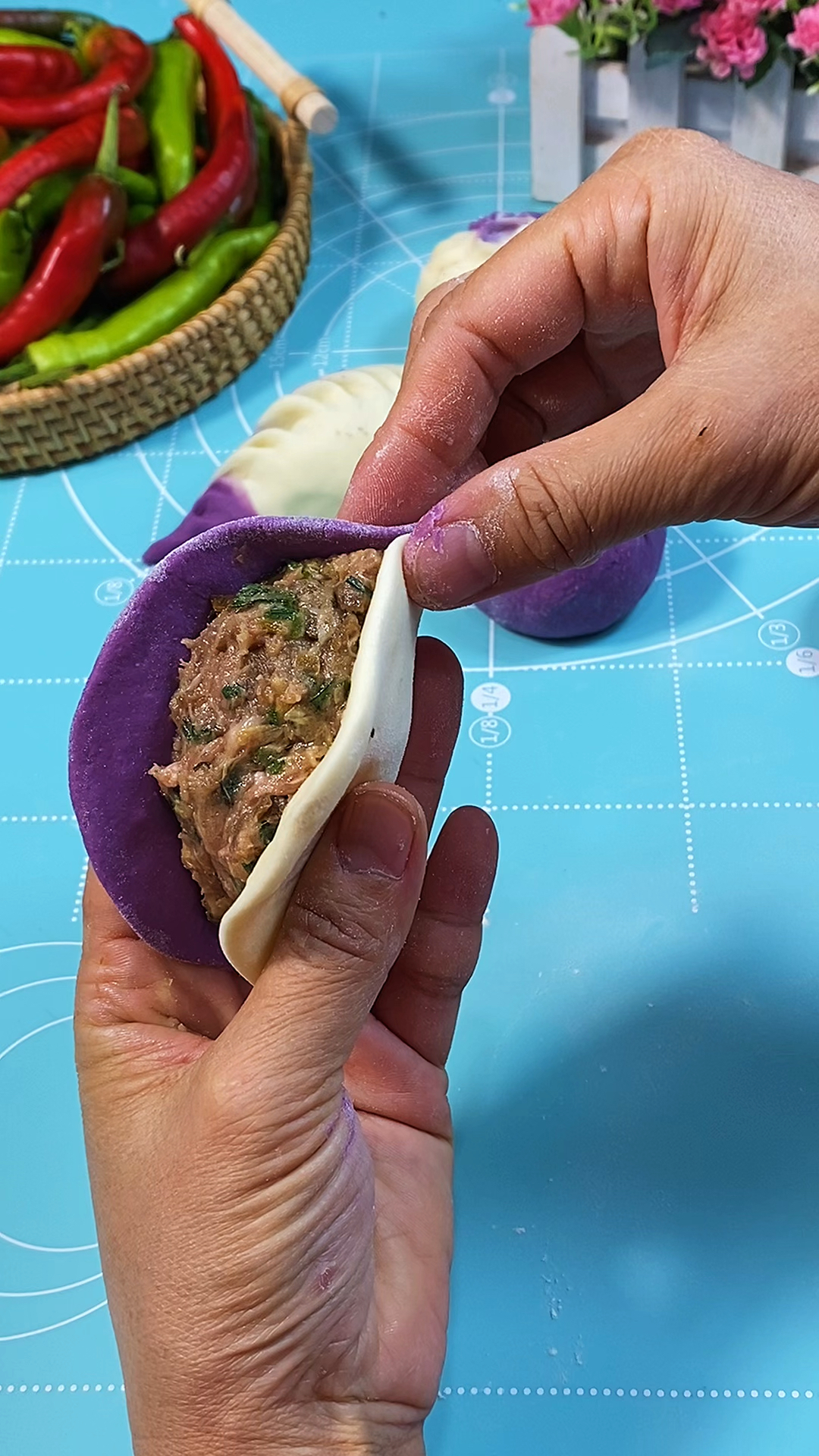 麦穗包子慢动作手法教程