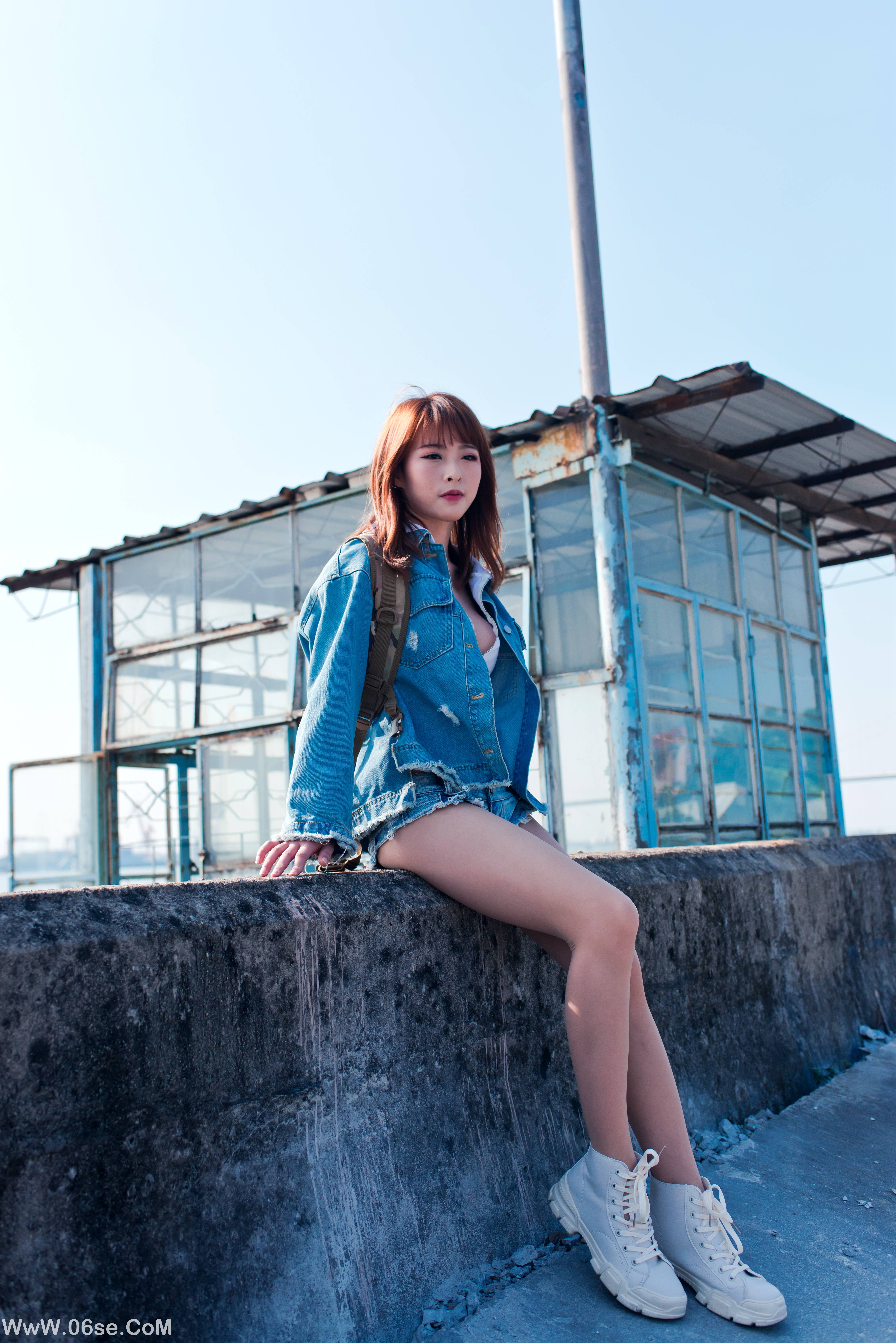 图片[111]-清水由乃 NO.003 御风街拍 轻水海鸥岛RS牛仔街拍 [413P2.81G]-六色网