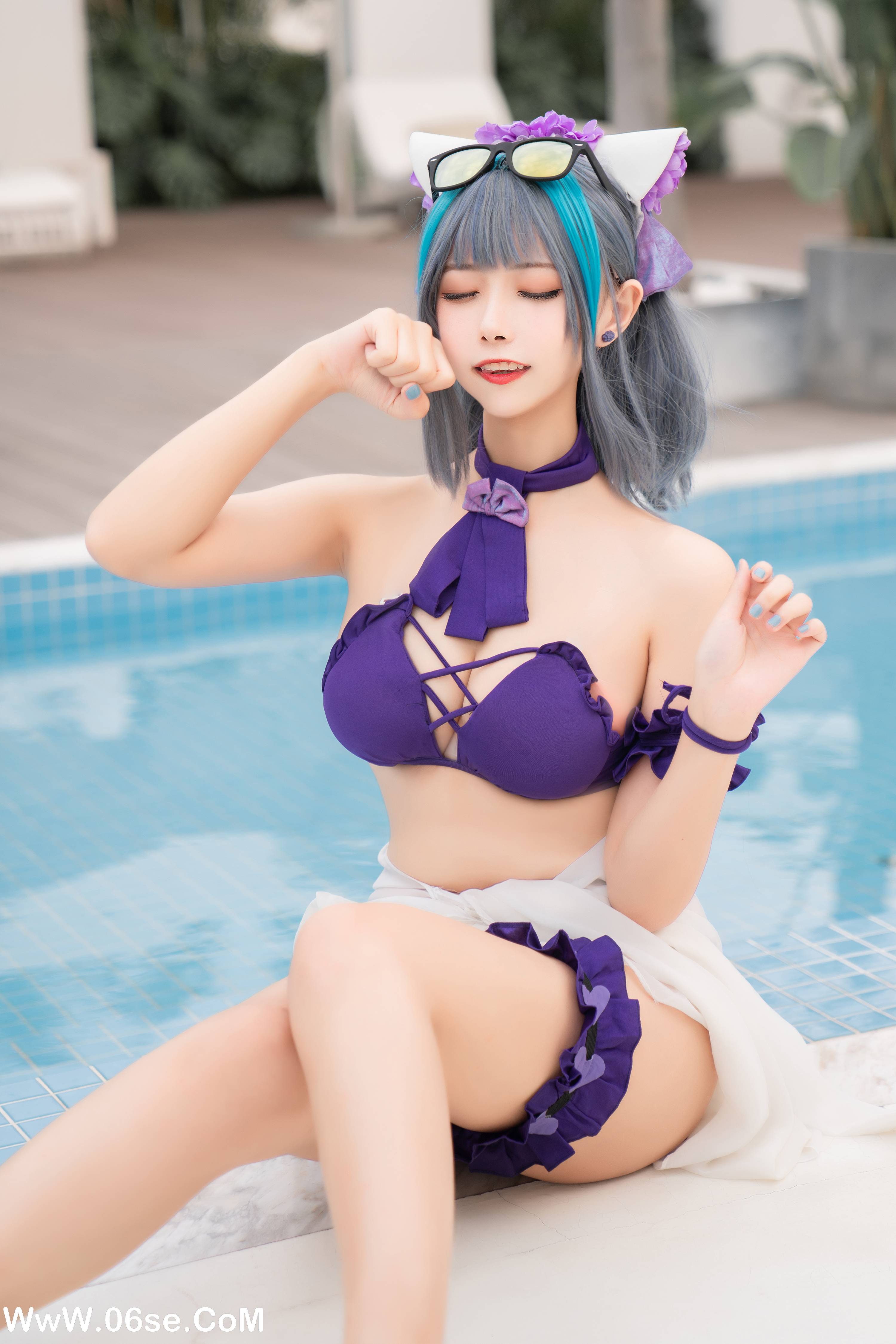 图片[29]-Momoko葵葵 NO.018 – 柴郡水着[40P+1V313M]-六色网