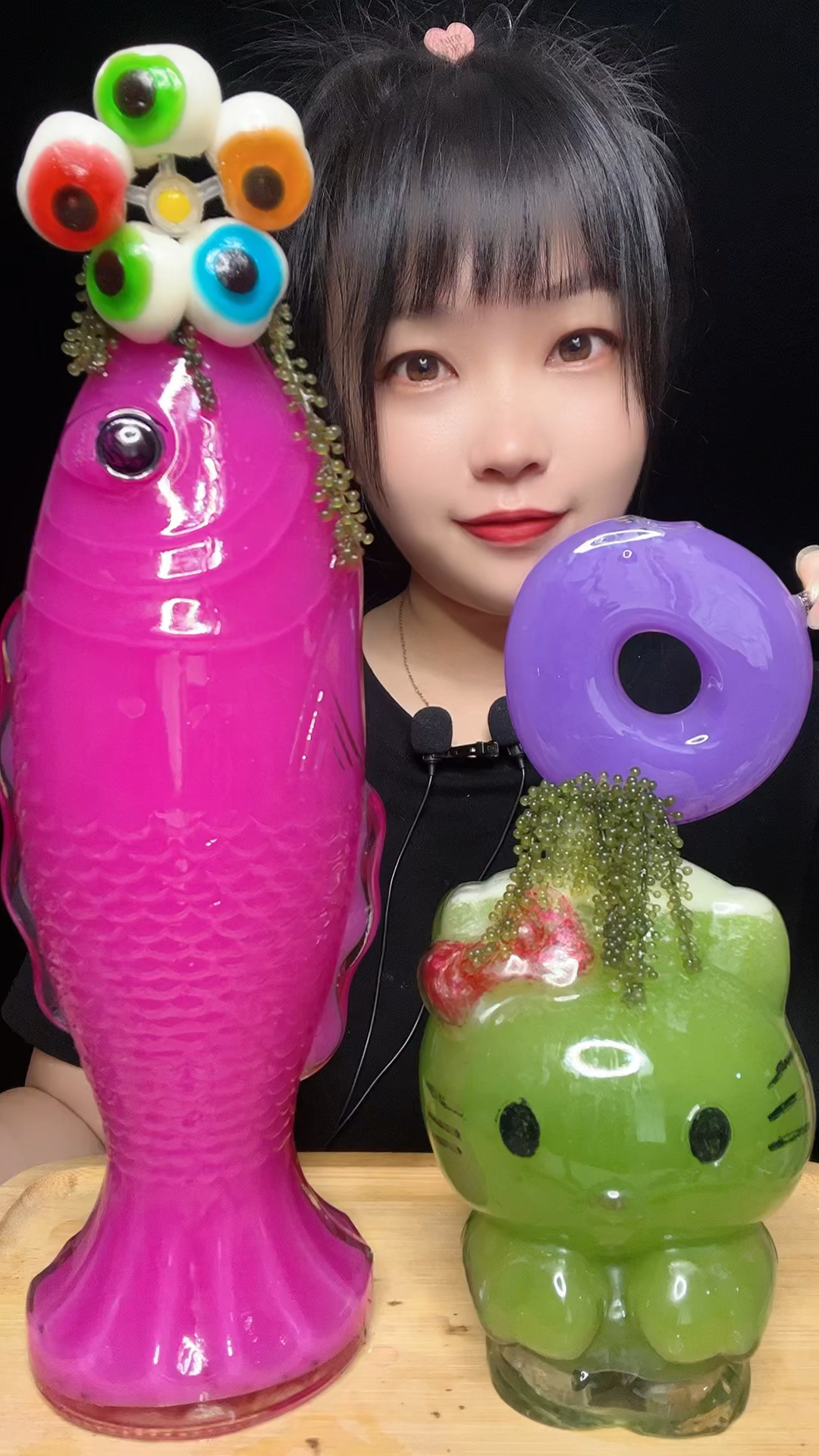 紫色甜甜圈来喽,挑战一口气喝完!