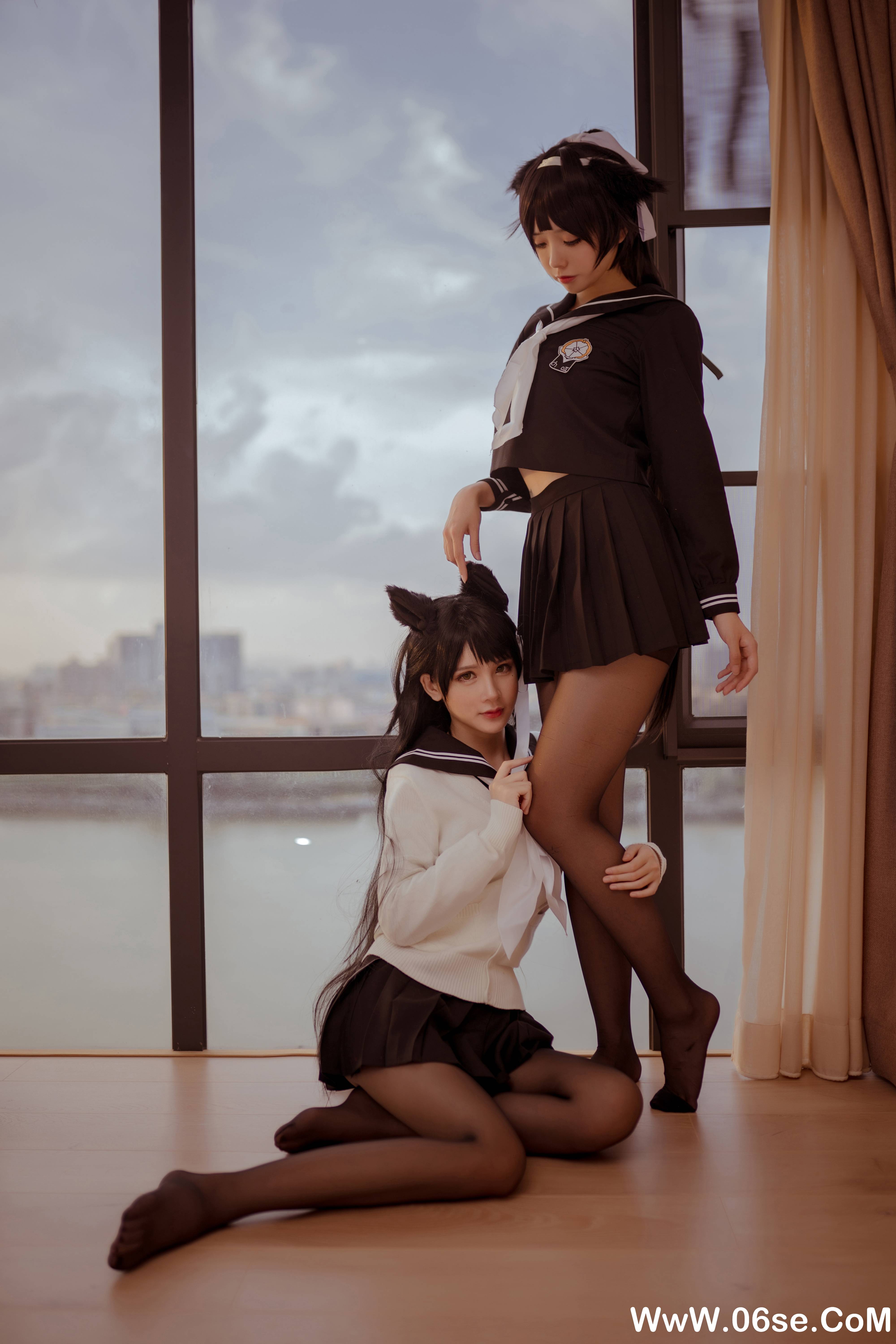 图片[15]-前羽 NO.008 — 小野妹子w 校服 [28P250M]-六色网