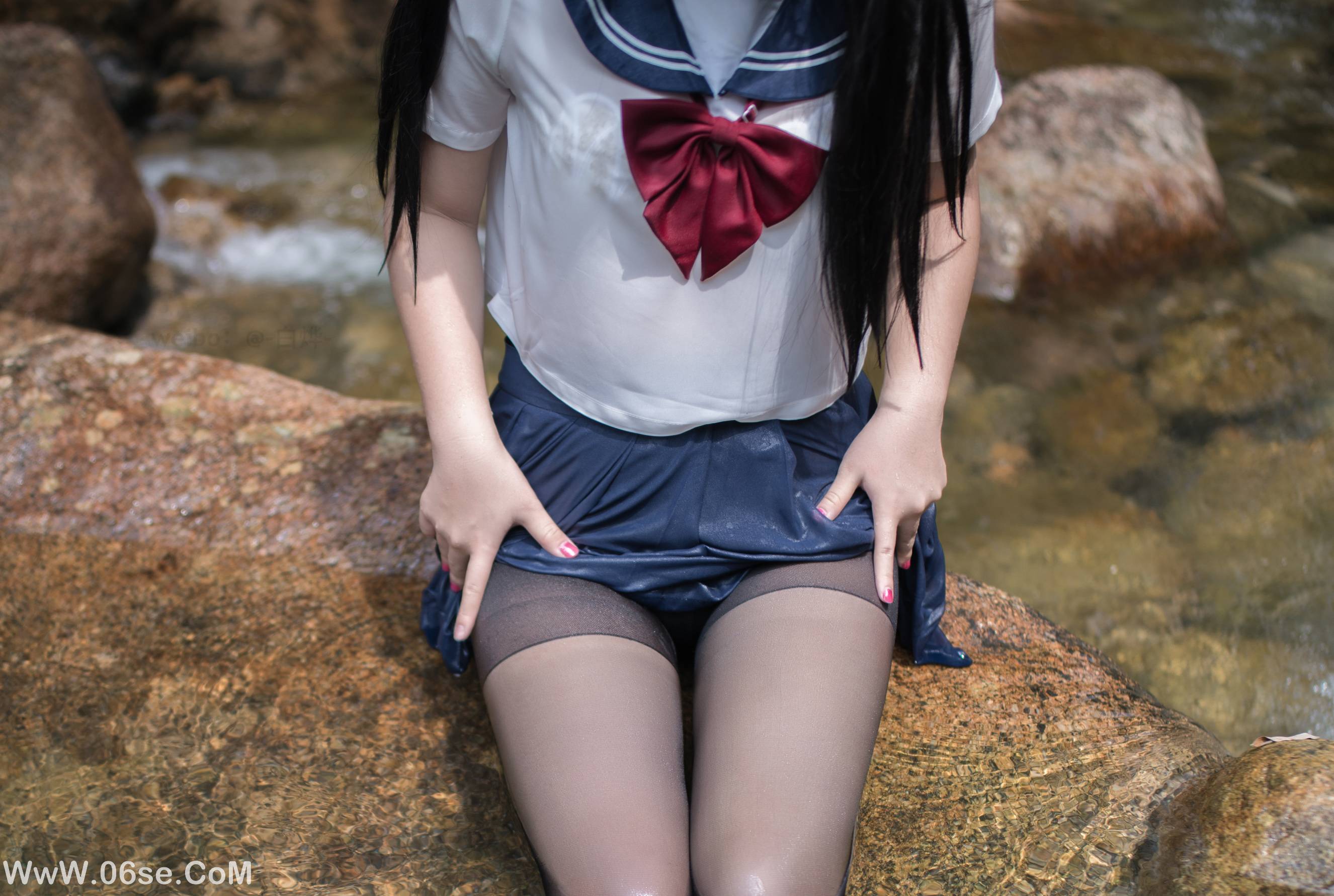 图片[81]-白烨 NO.001 湿身JK水下版[98P+2V1.76G]-六色网