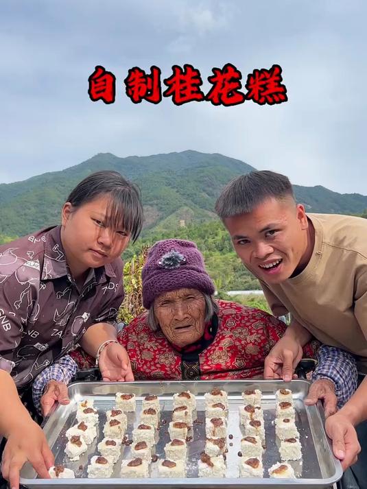 自制桂花糕没想到在家也能自己做