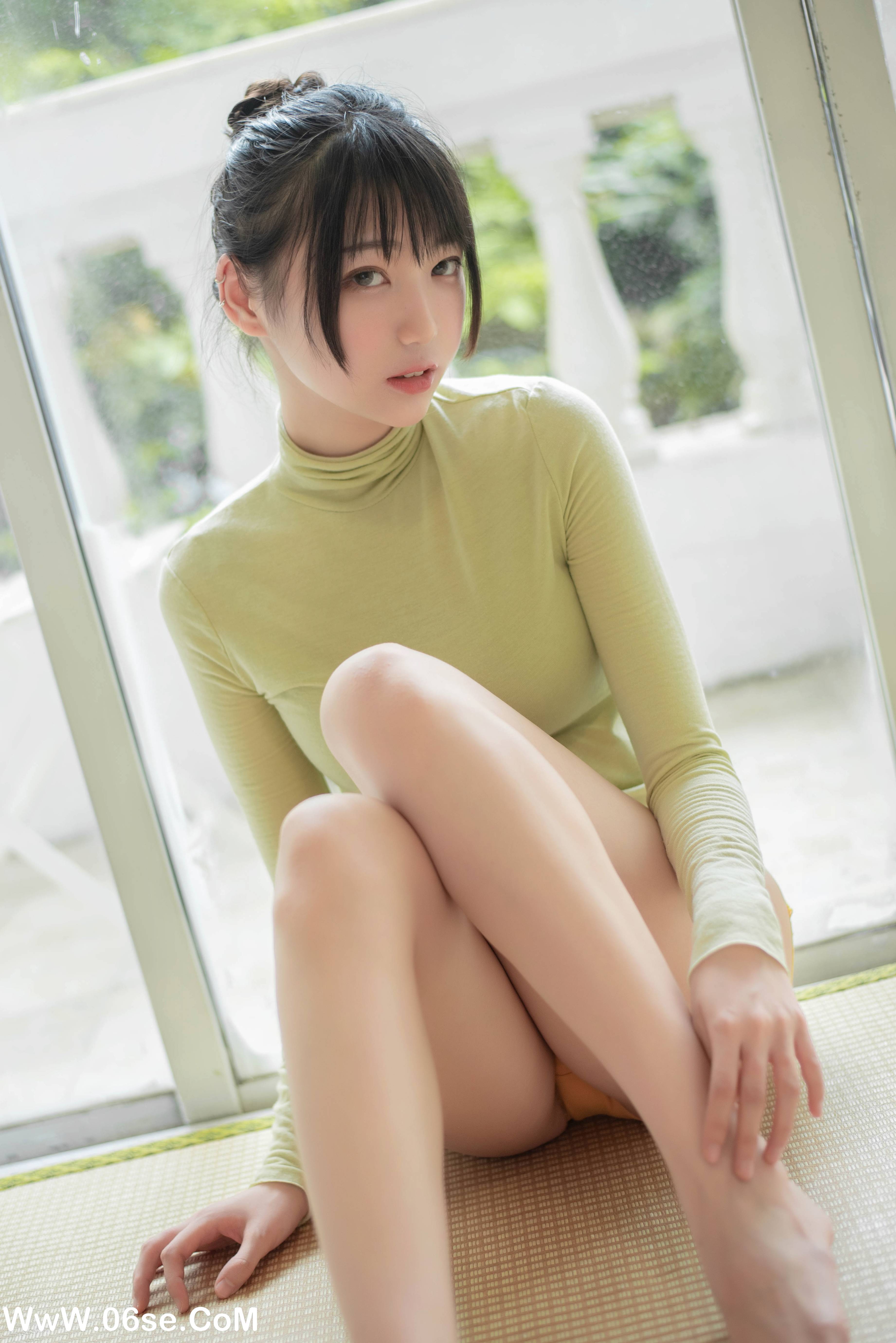 图片[2]-周叽是可爱兔兔 NO.030 – 小清新居家服 [16P98M]-六色网