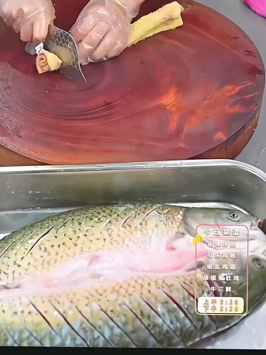 法鼎龙鳞纹小鱼刀 不锈钢迷你款 女士专用杀鱼开背
