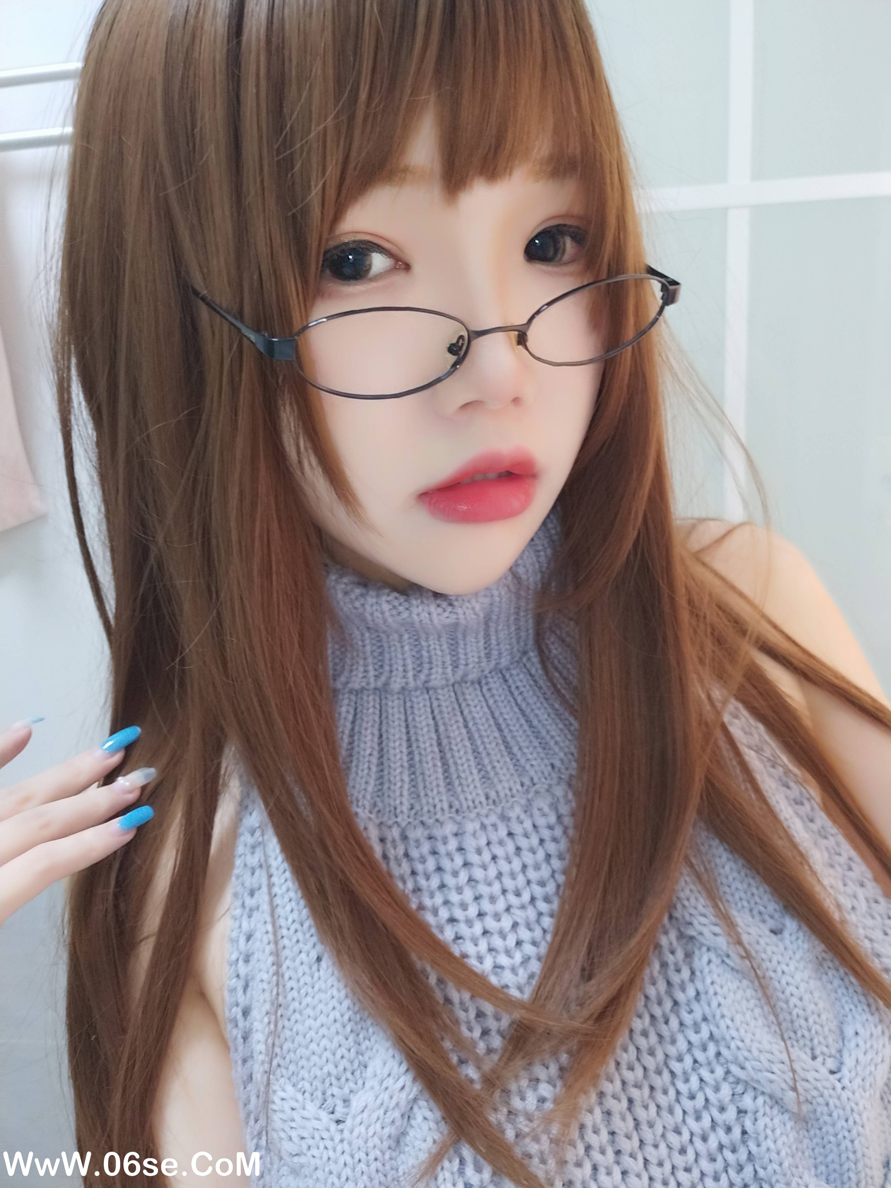图片[49]-雪晴 – NO.027 黑丝漏背毛衣[156P+38V2.23G]-六色网