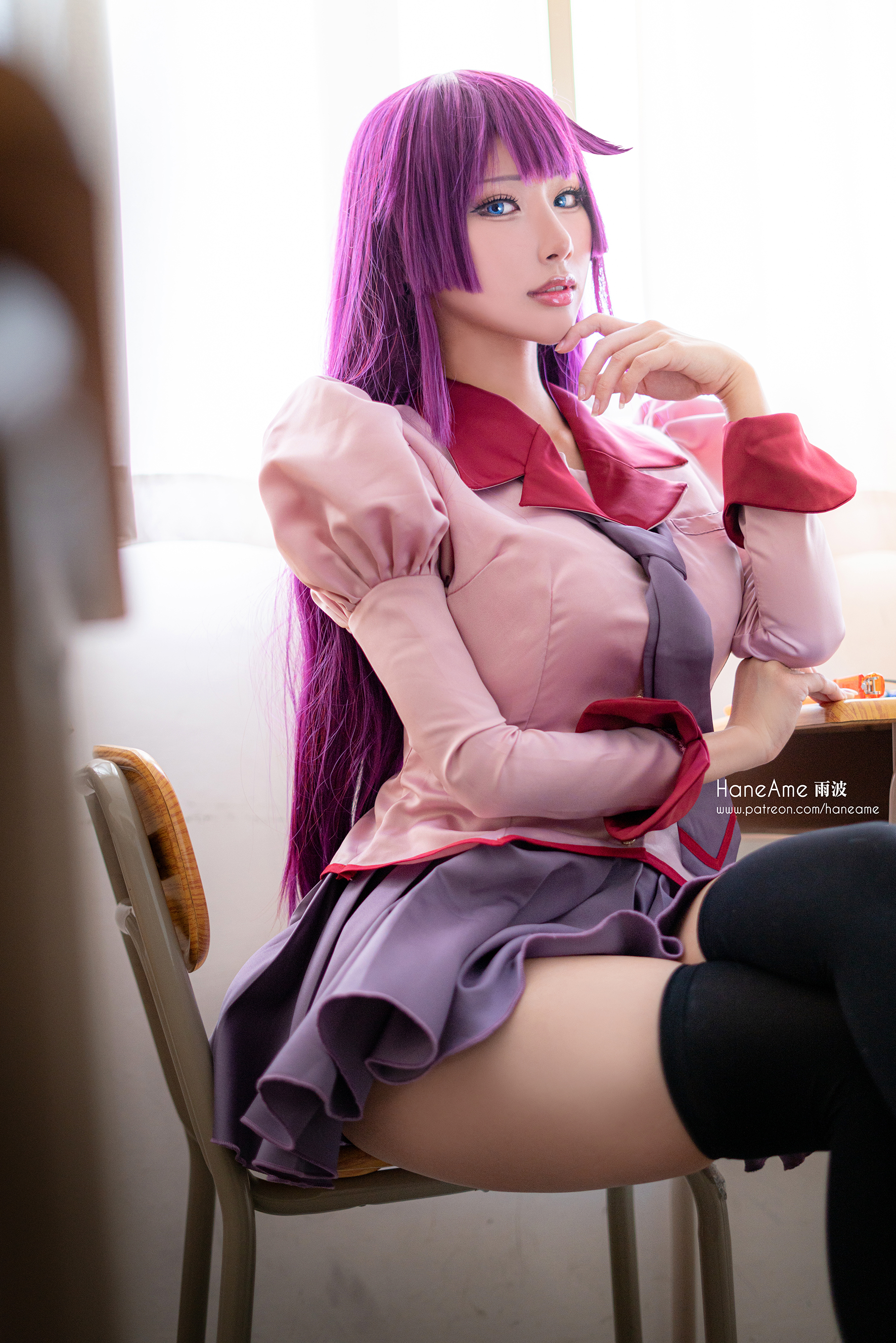 图片[3]-Hane Ame 雨波写真 NO.023 – 化物语 战场原[17P+1V86M]-六色网