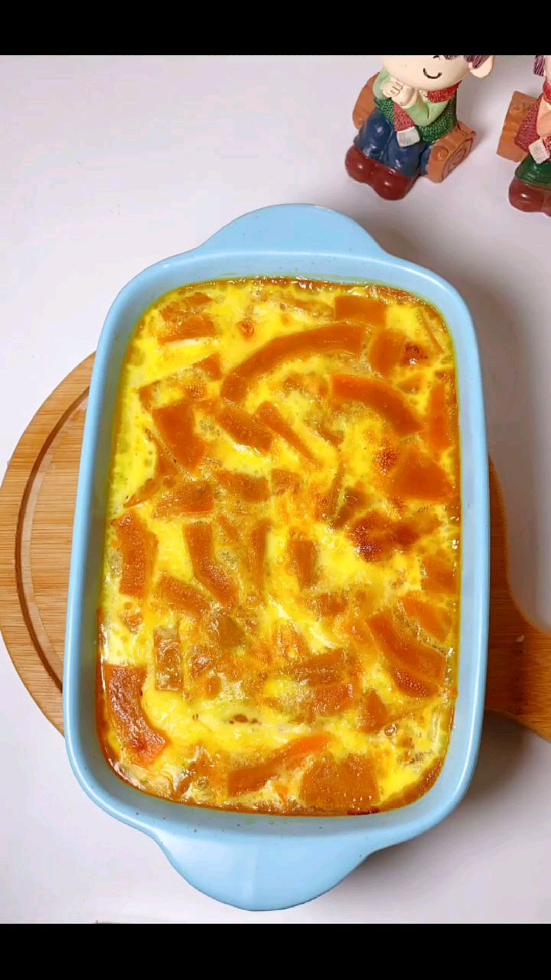 南瓜鸡蛋牛奶布丁,营养美味,清甜爽口