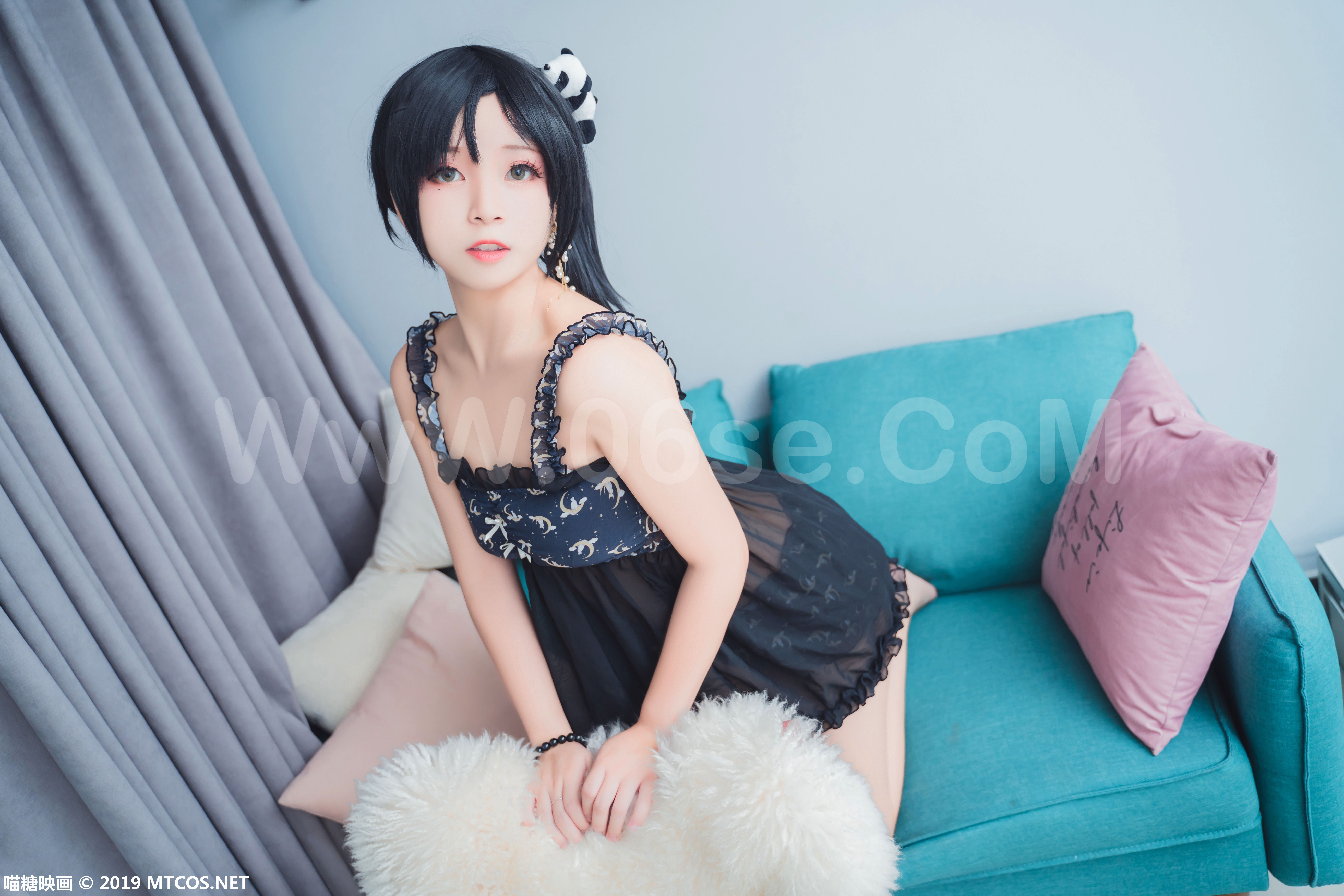 图片[25]-[MTCos] 喵糖映画 Vol.063 蕾丝吊带-六色网