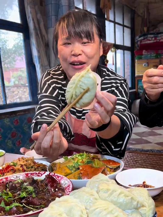 五仁油辣子拌凉菜吃饺子农家饭菜就是香