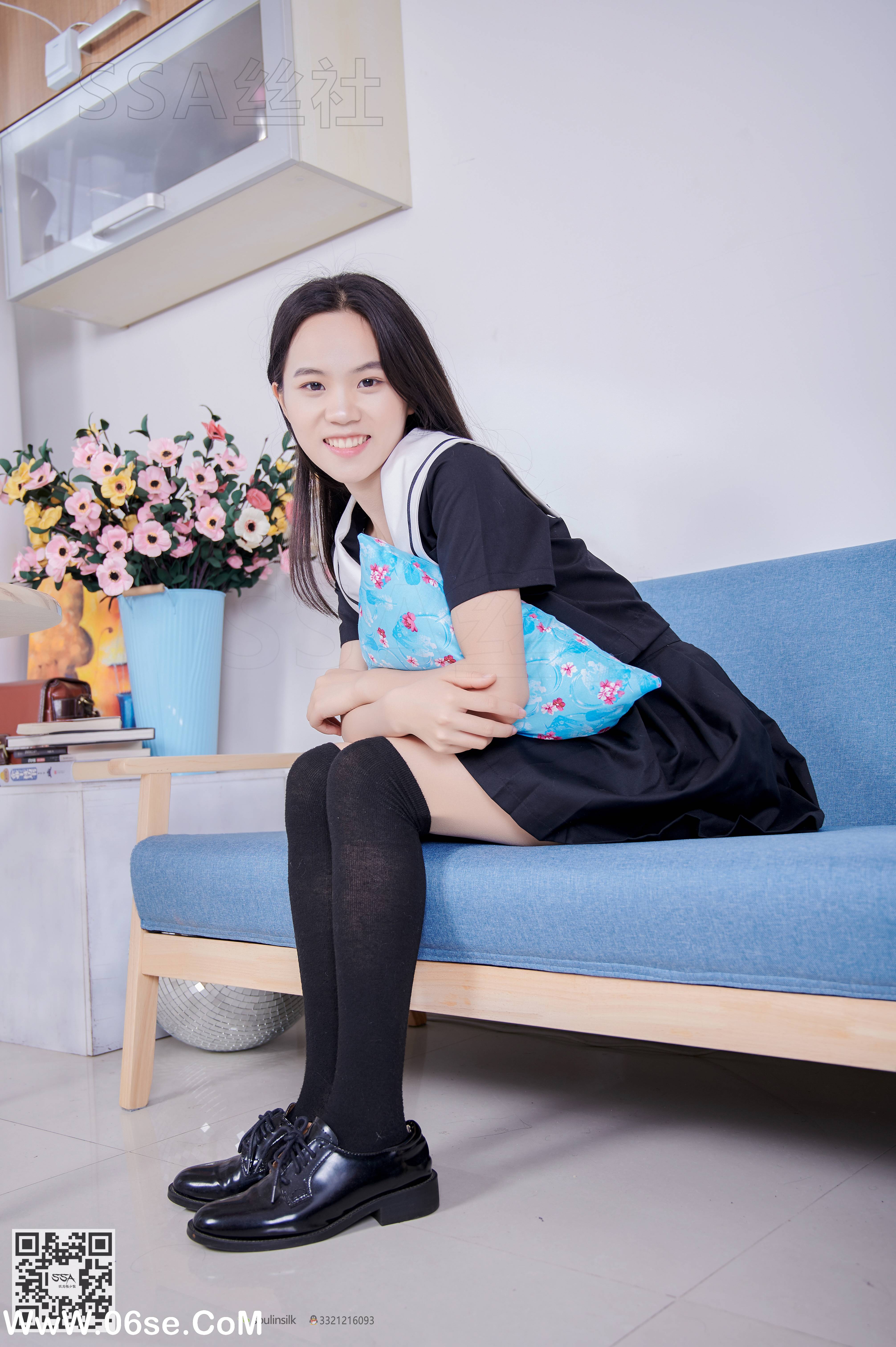 图片[26]-[SSA丝社] NO.116 慧慧 腿模慧慧清纯JK学生制服（黑色星期五）[138P2.14G]-六色网