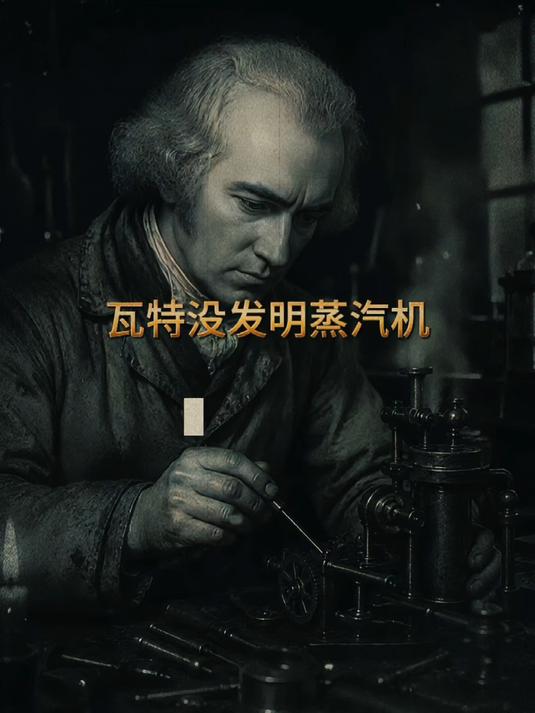 冷知识：瓦特没发明蒸汽机，但他推动了工业革命