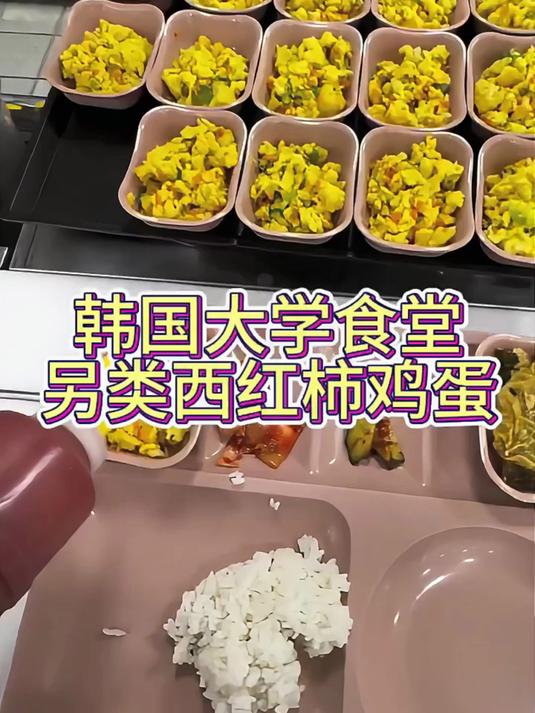 韩国大学食堂版西红柿炒鸡蛋