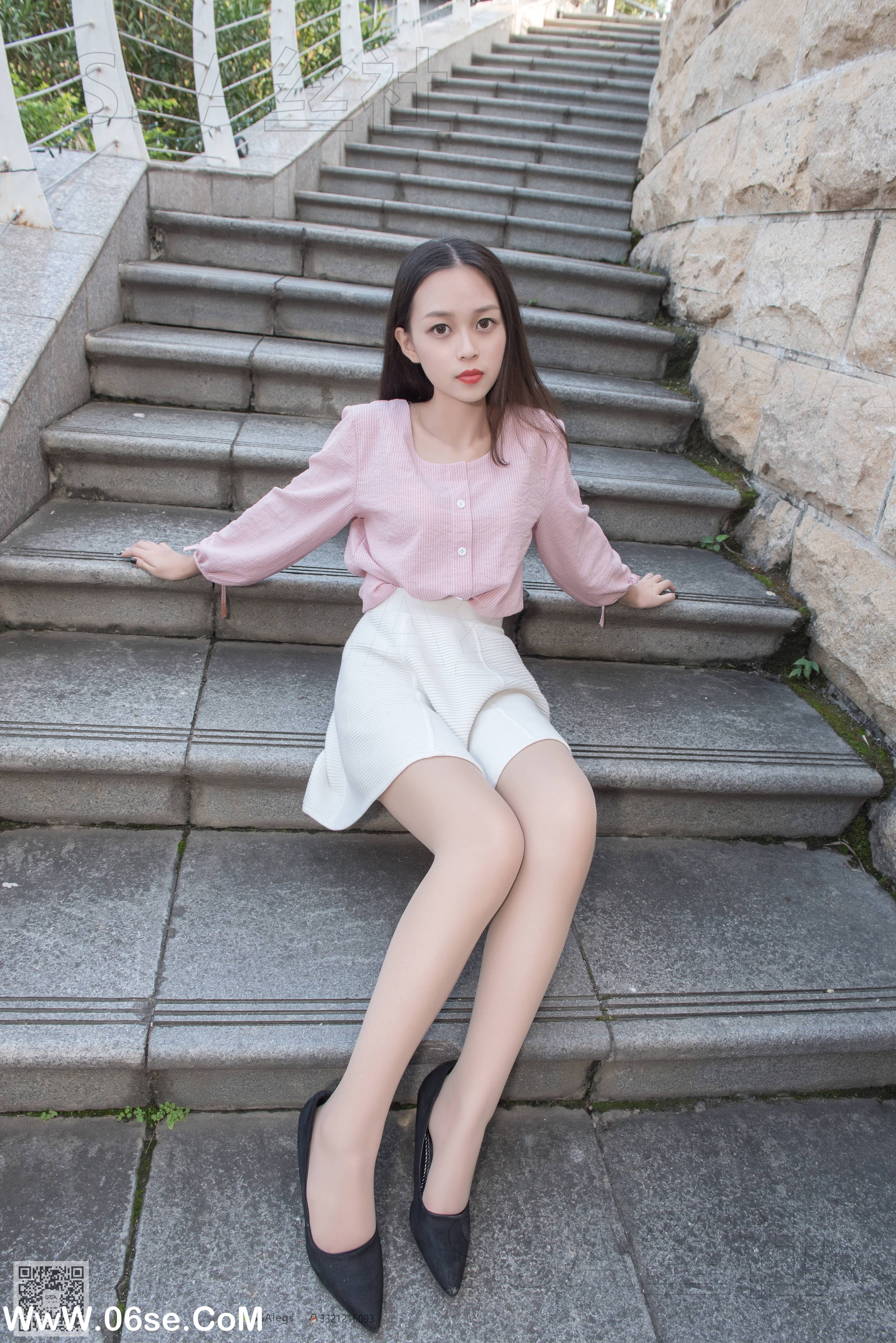 图片[66]-[SSA丝社] NO.052 西西 街拍小白裙[120P2.02G]-六色网