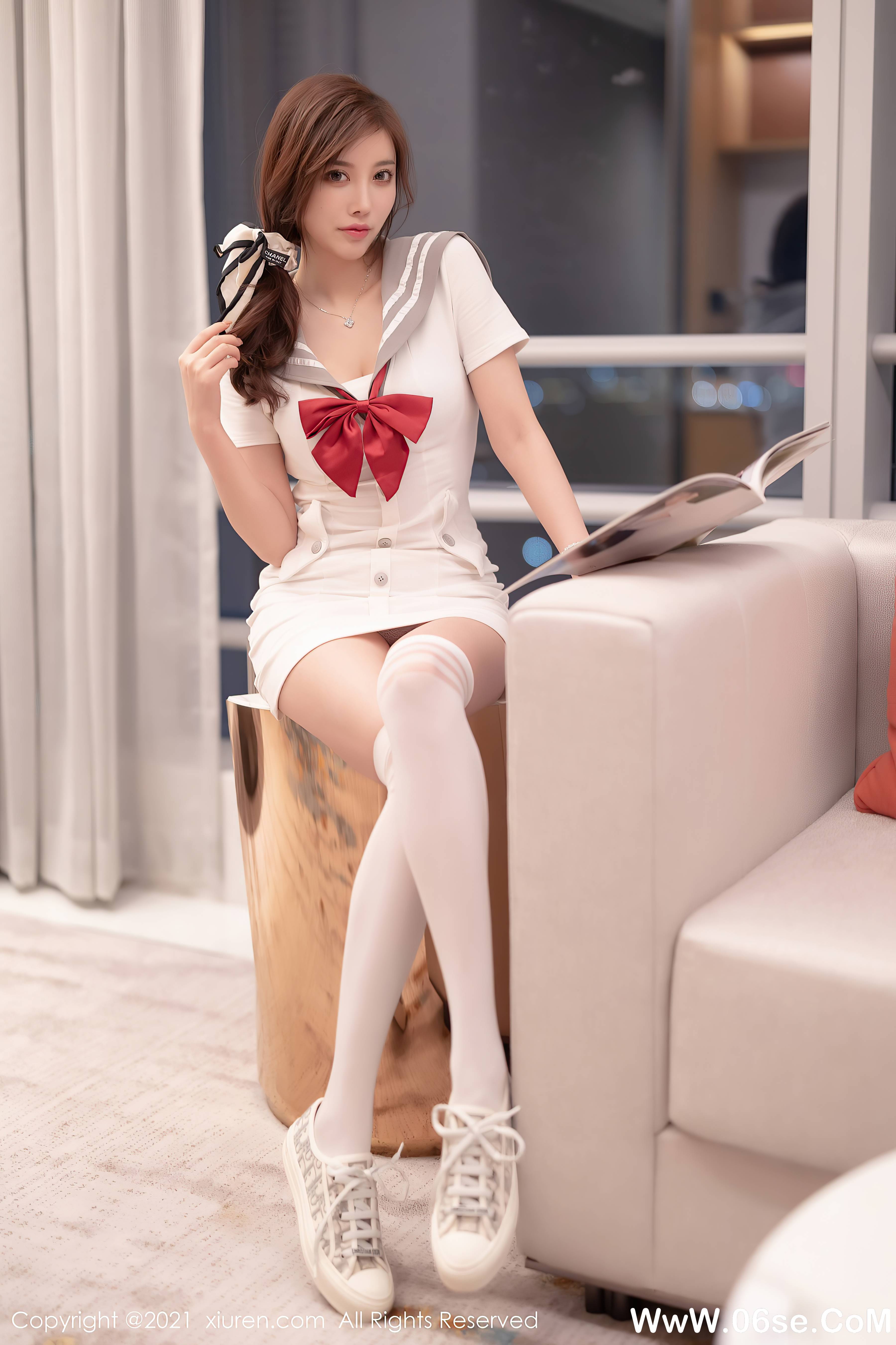 图片[6]-[XIUREN秀人网] 2021.08.24 NO.3844 杨晨晨Yome[70+1P550M]-六色网