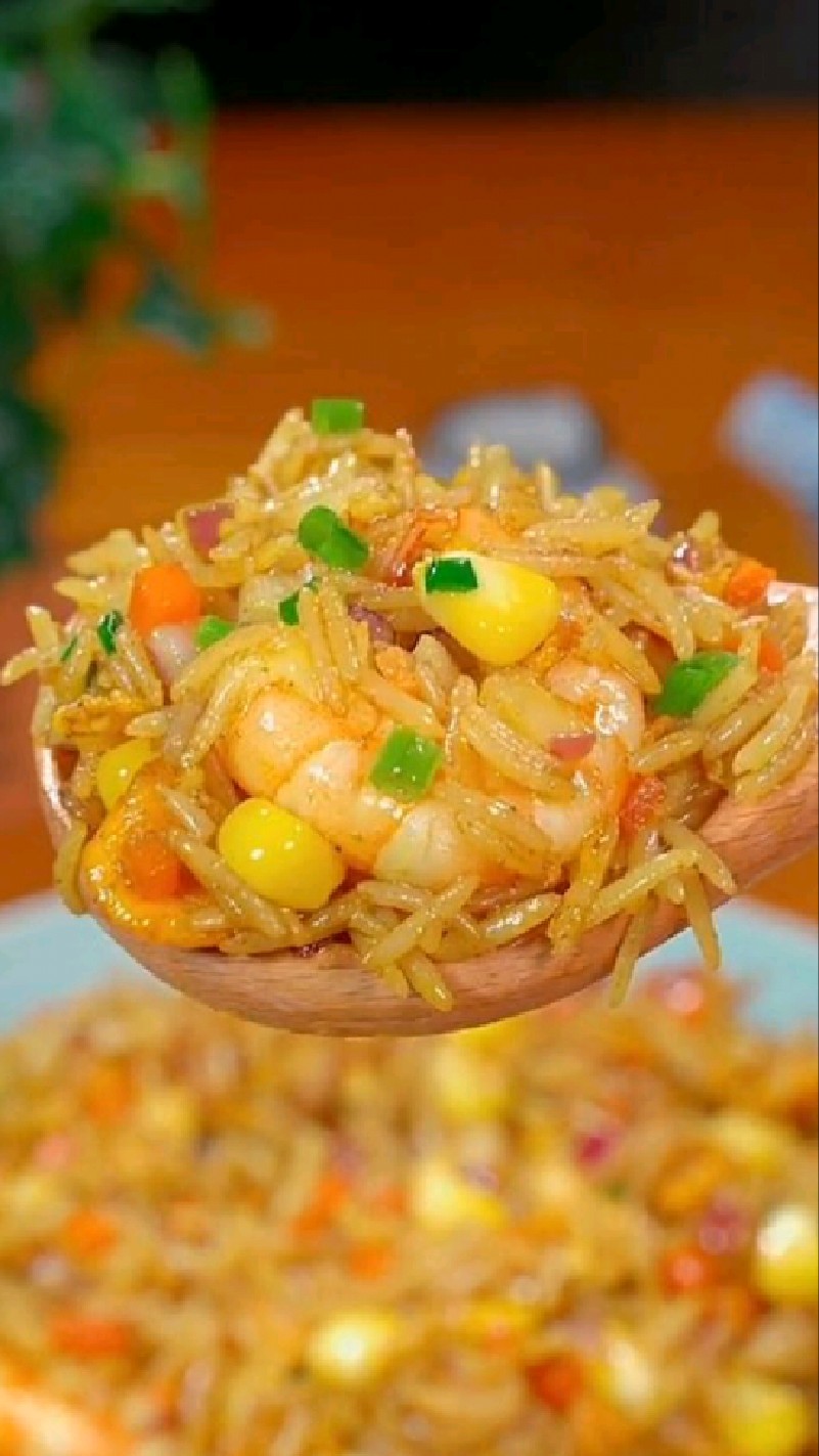 咖喱炒饭的家常做法,太好吃了