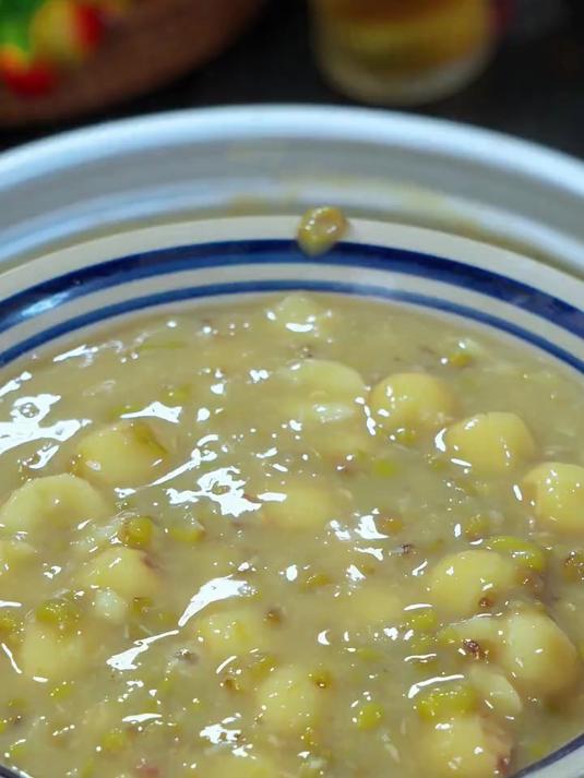 绿豆汤在家做很简单