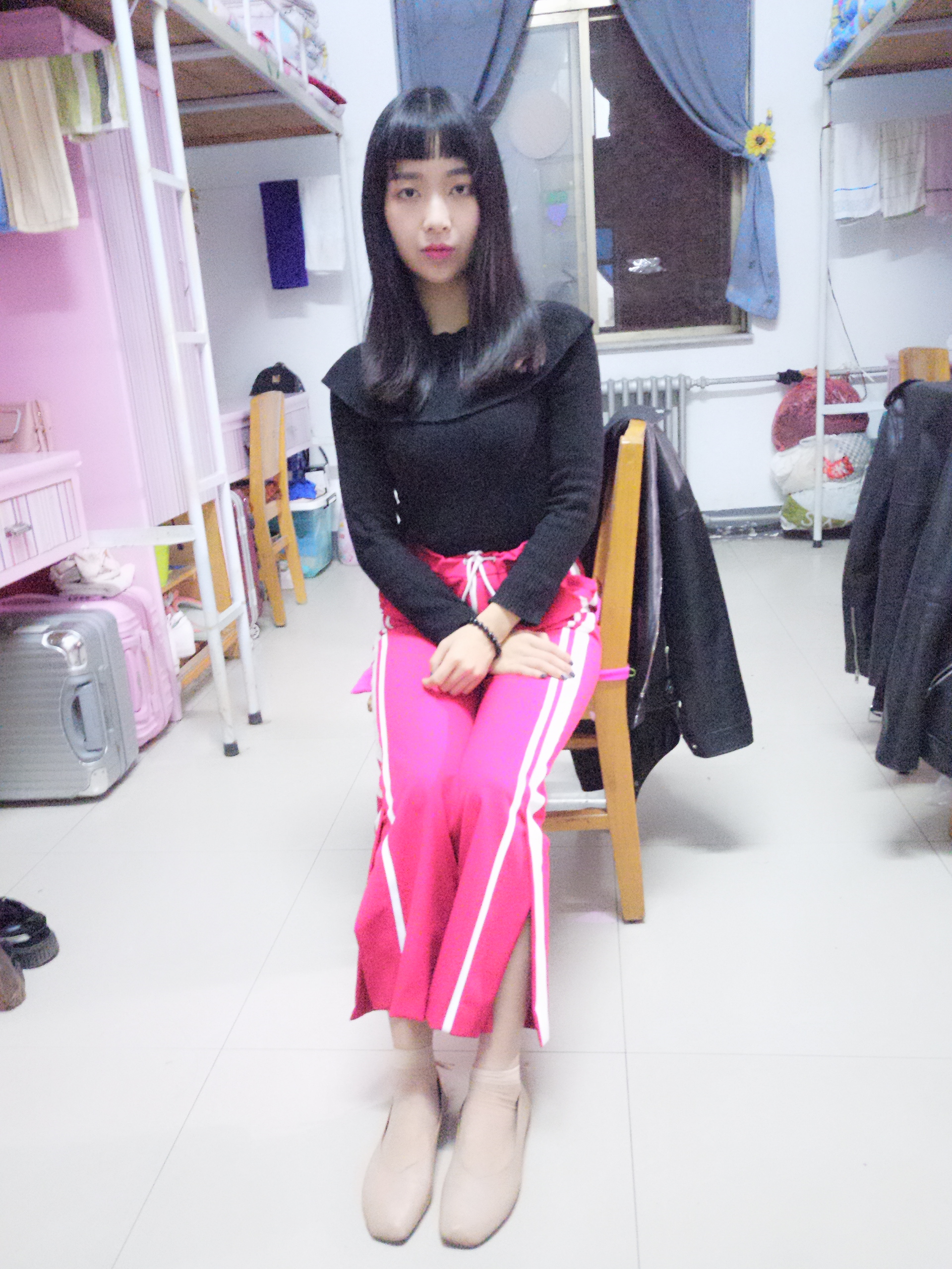 图片[96]-学妹校园寝室短丝系列002期 张梦想[104P201M]-六色网