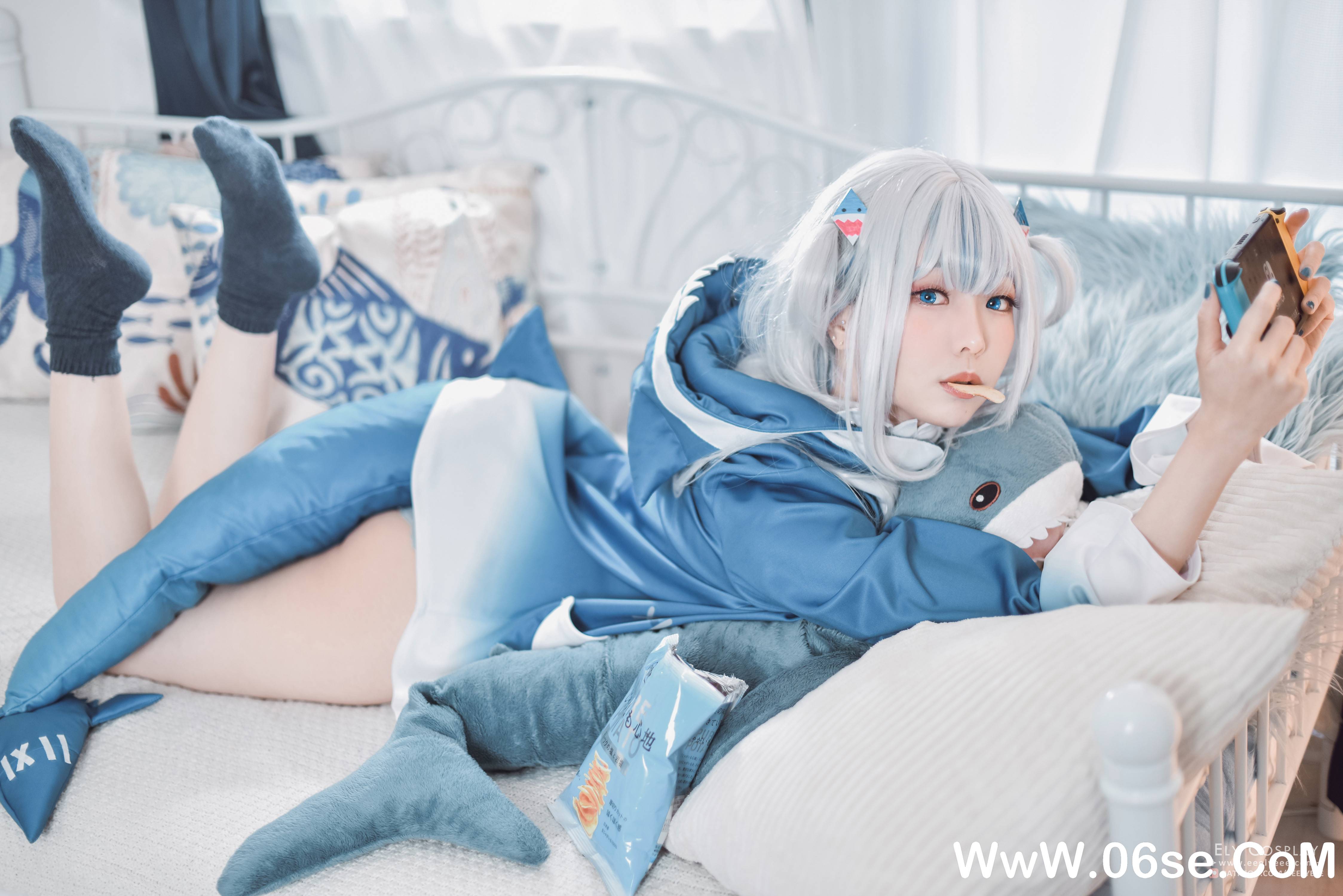 图片[23]-Ely_eee(ElyEE子) NO.009 — 噶呜·古拉(小鲨鲨) [44P149M]-六色网