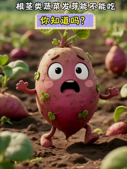 根茎类蔬菜发芽能不能吃,你知道多少?