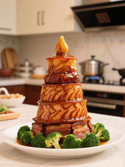 步步高升宝塔肉制作全过程