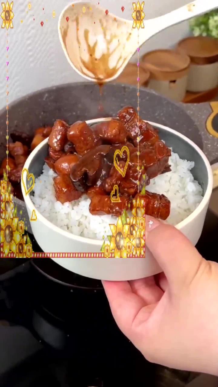 超级简单的台式卤肉饭!