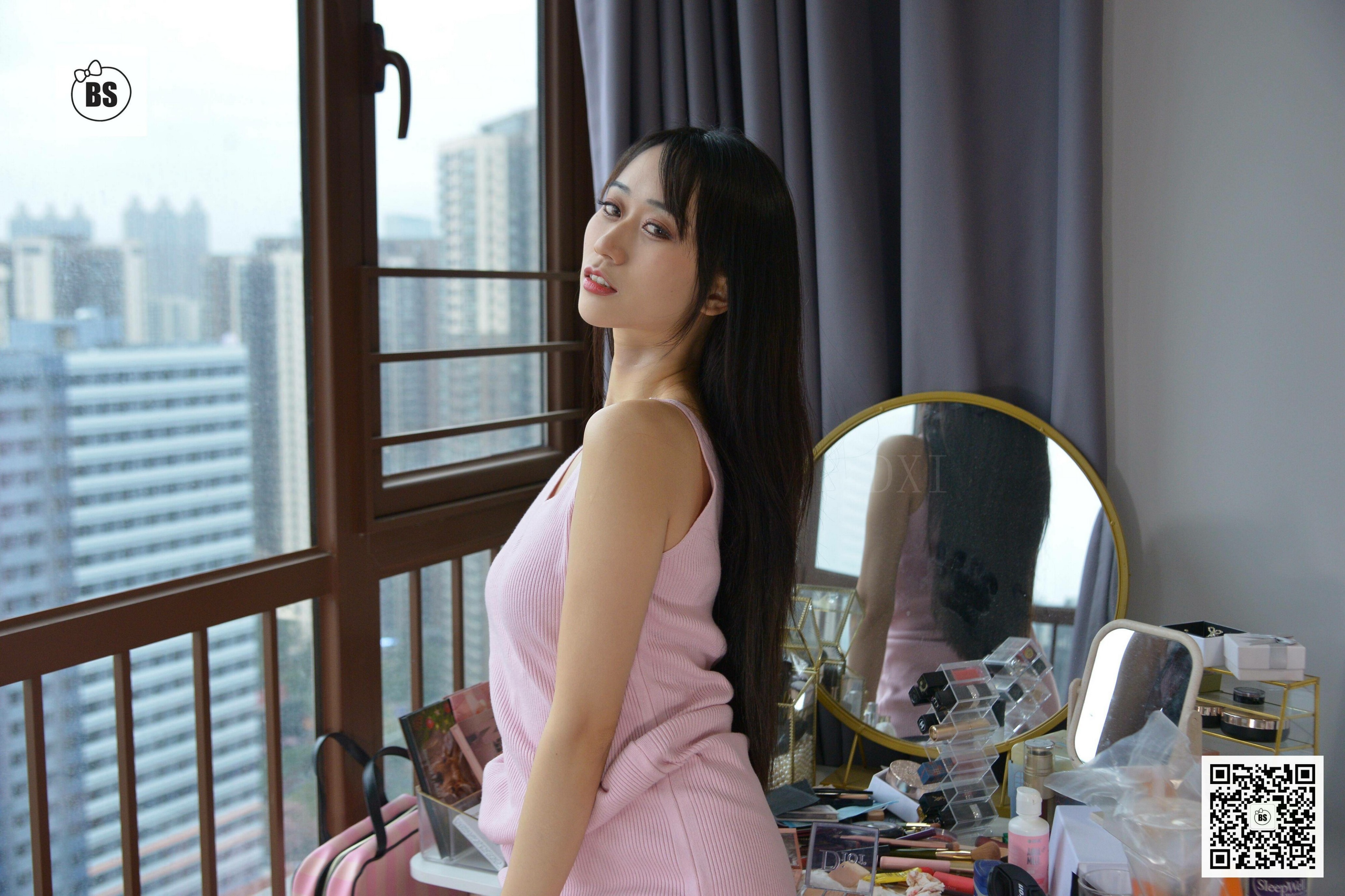 图片[43]-[我丝你想]MX017 美西 窗台前的女朋友1[62P100M]-六色网