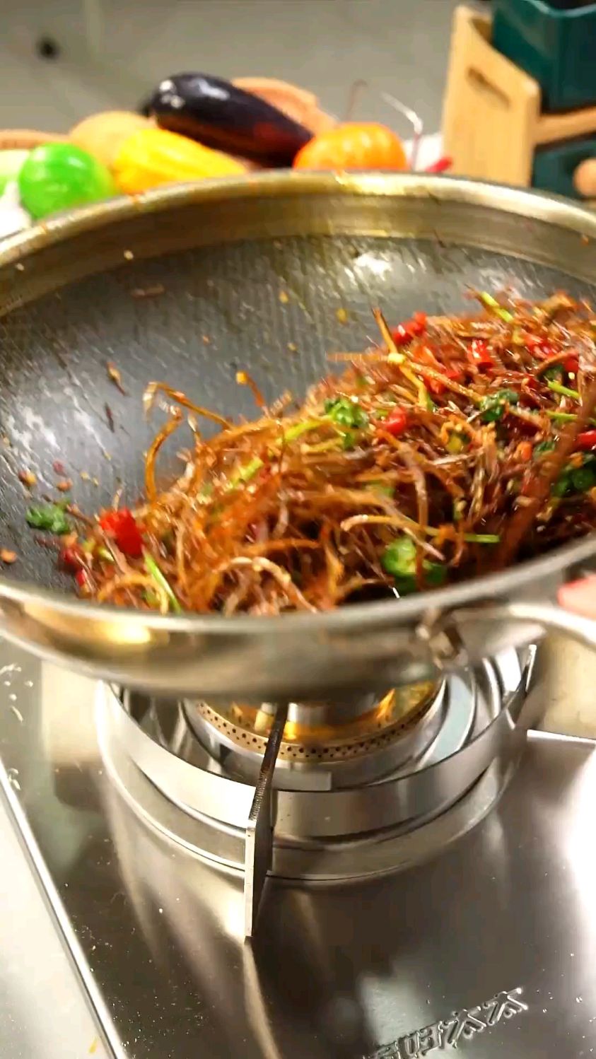 干煸海龙鱼的美食做法来了