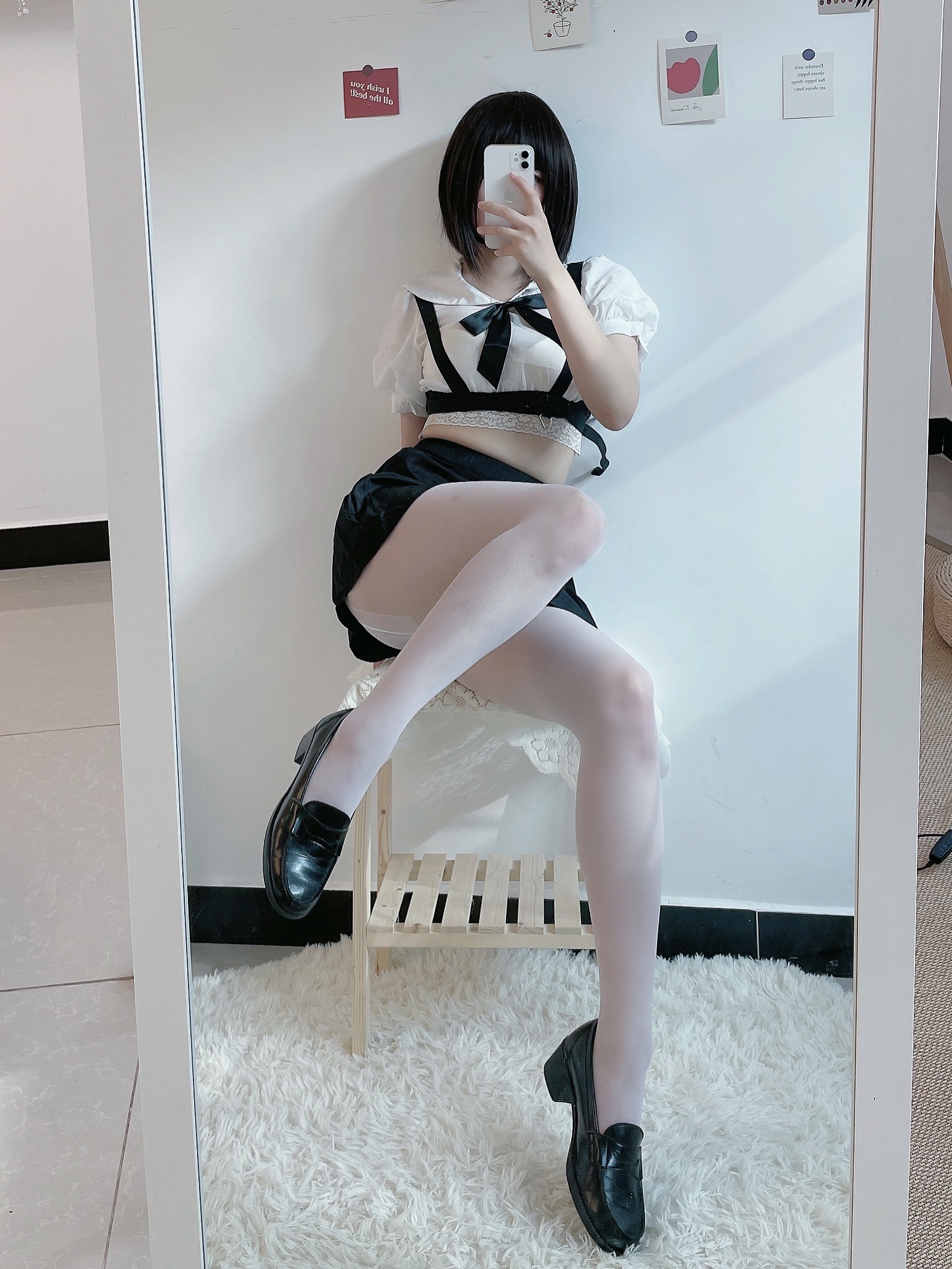 图片[15]-田璐璐 NO.003 — 白丝短裙[100P+3V190M]-六色网