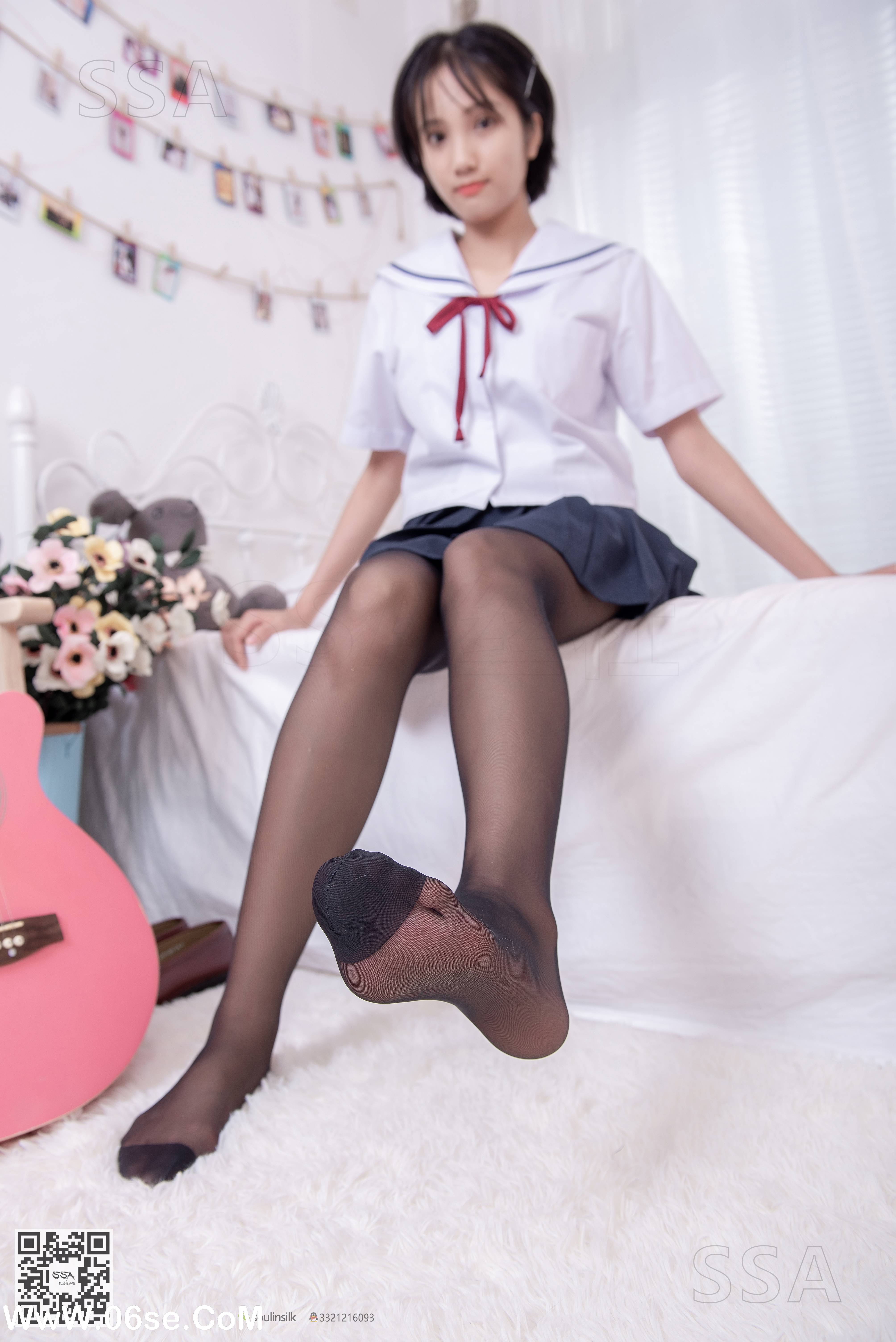图片[116]-[SSA丝社] NO.169 小佩 JK制服黑丝[148P1.68G]-六色网