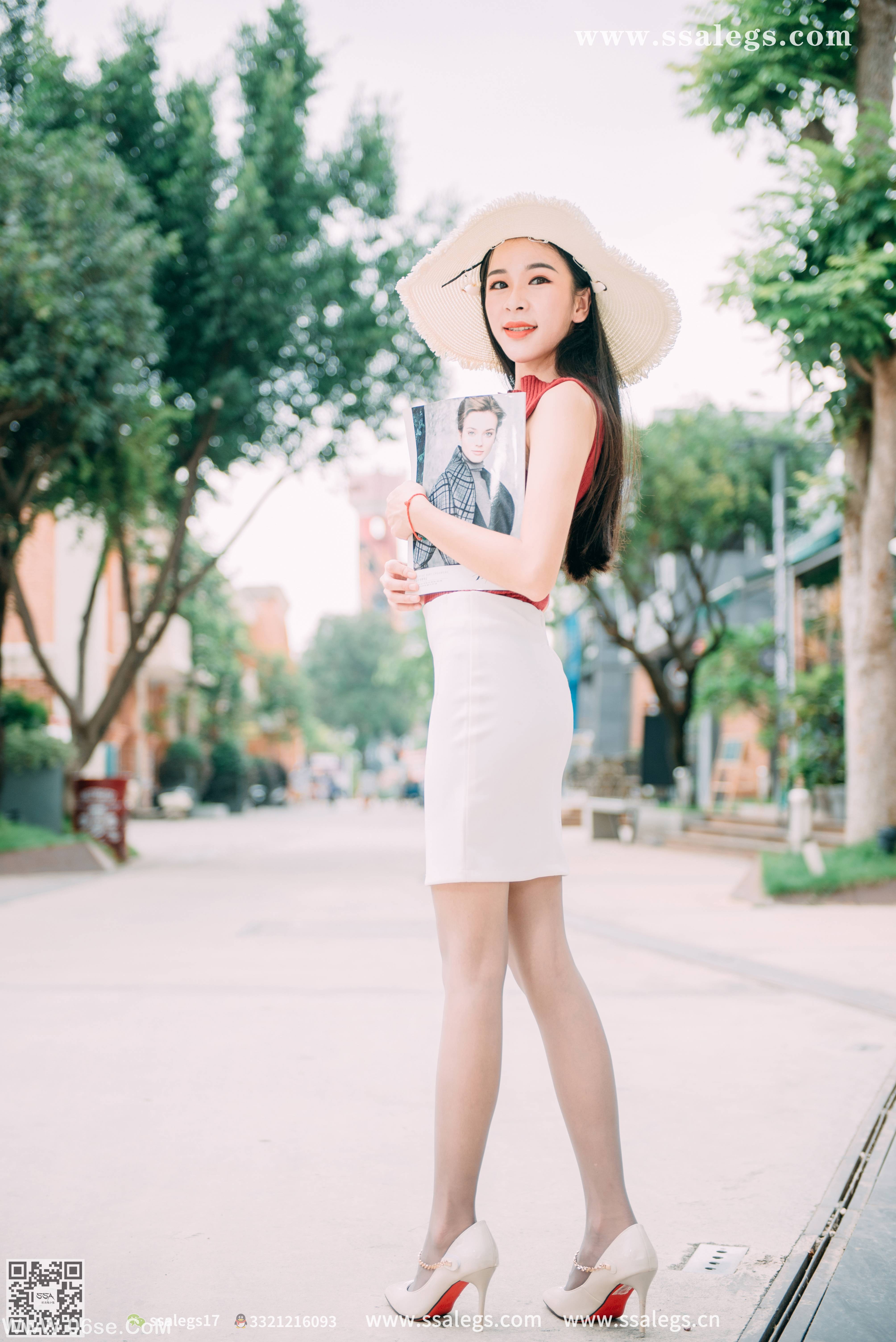 图片[2]-[SSA丝社] NO.007 nono 街拍灰丝特辑[99P1.27G]-六色网