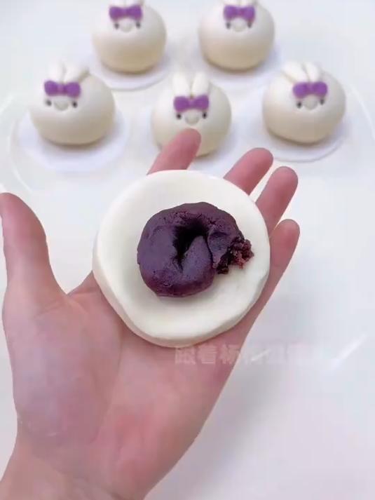 小兔子豆沙包,简单好做又可爱