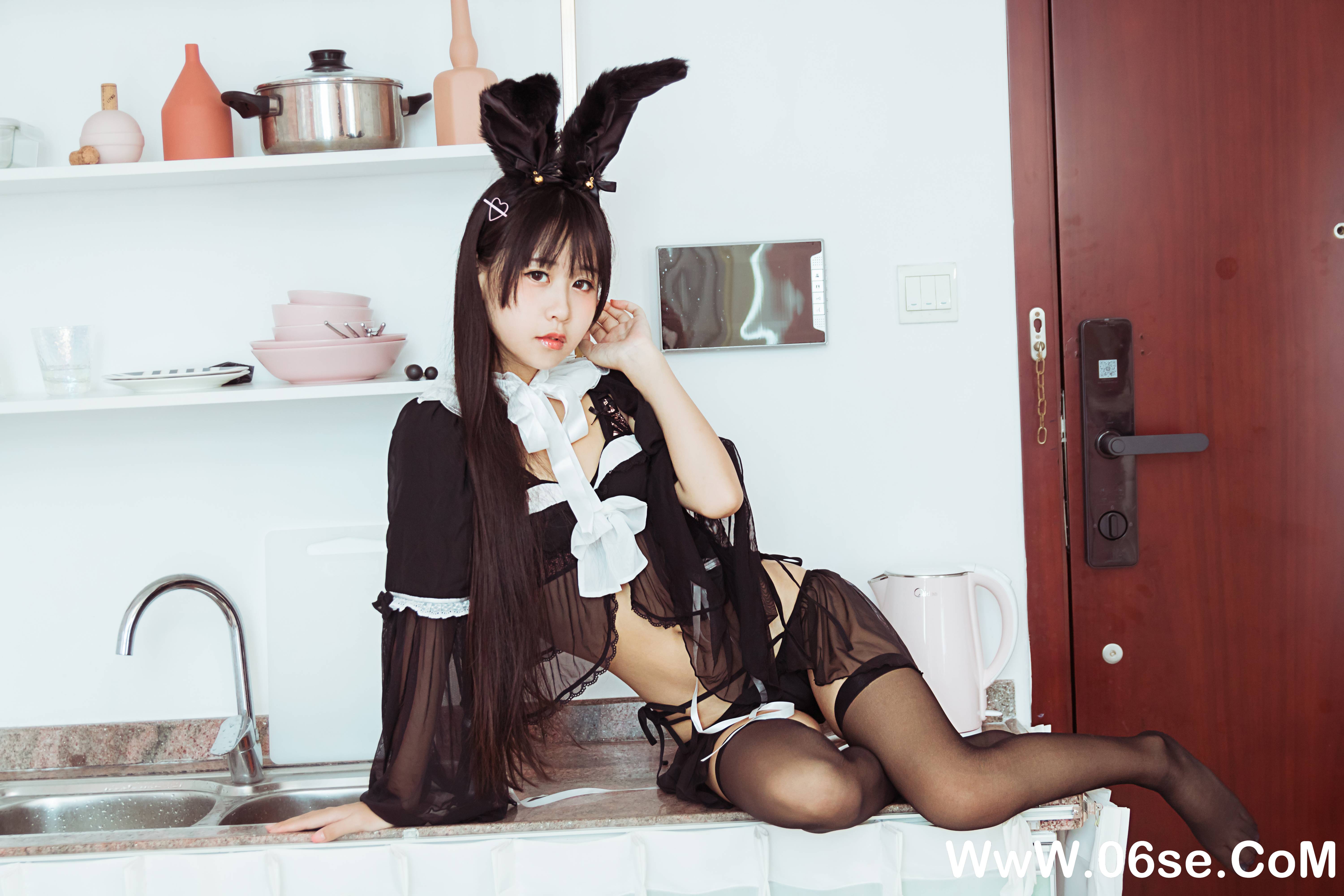图片[19]-[YALAYI雅拉伊] 2020.04.26 NO.616 甜酱吖《今晚穿了女仆装》[43P+1P428M]-六色网