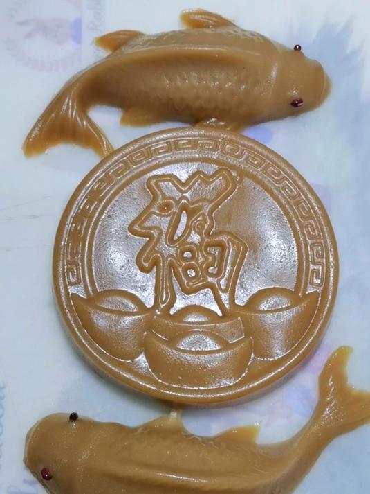 快过年了,这个椰汁锦鲤鱼年糕快安排起来吧!椰香味十足3天不硬